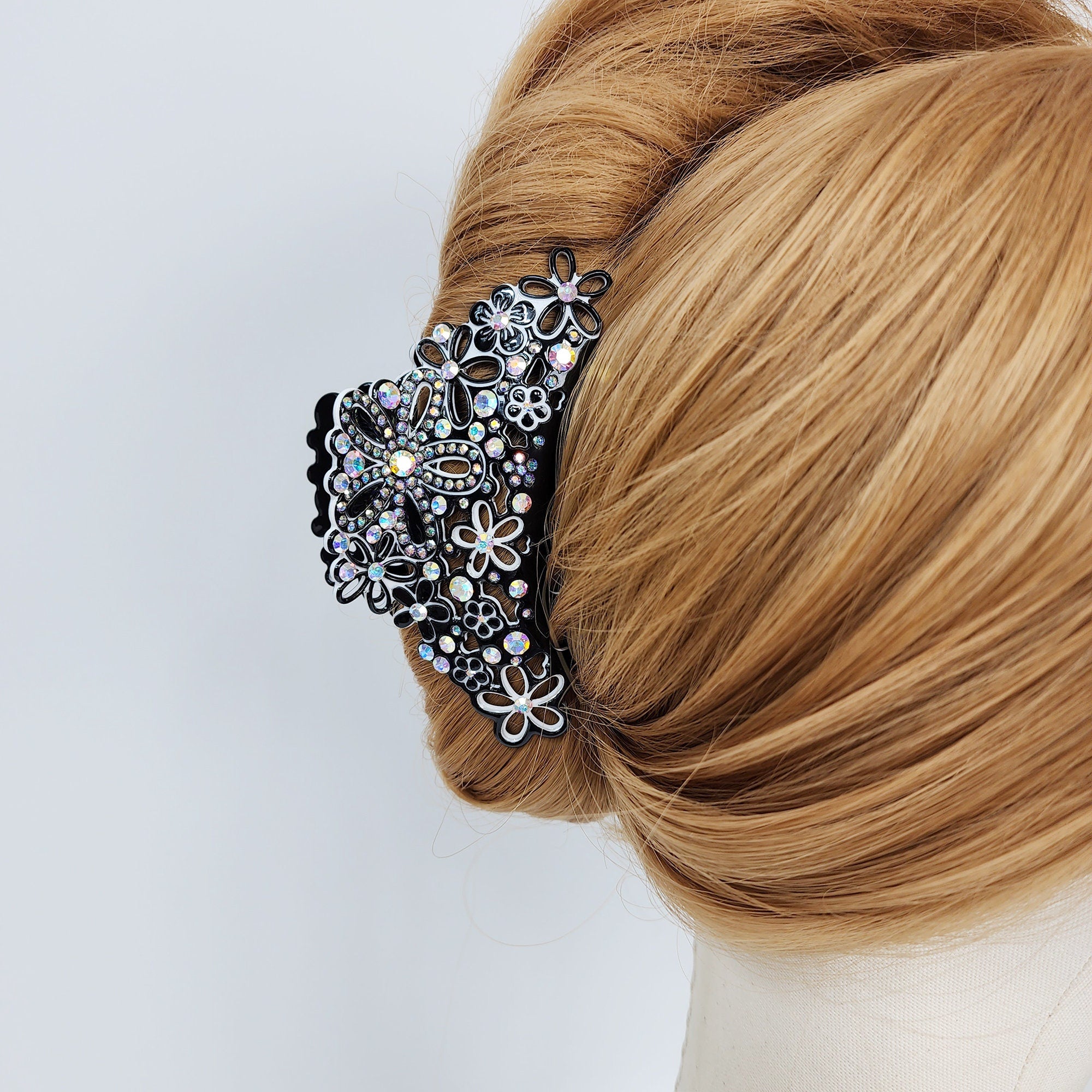 Pastel Color Isabel Large Hair Claw Clip (4.3 Inch) / Luxurious French Hair Pin / Hair Barrette for Woman