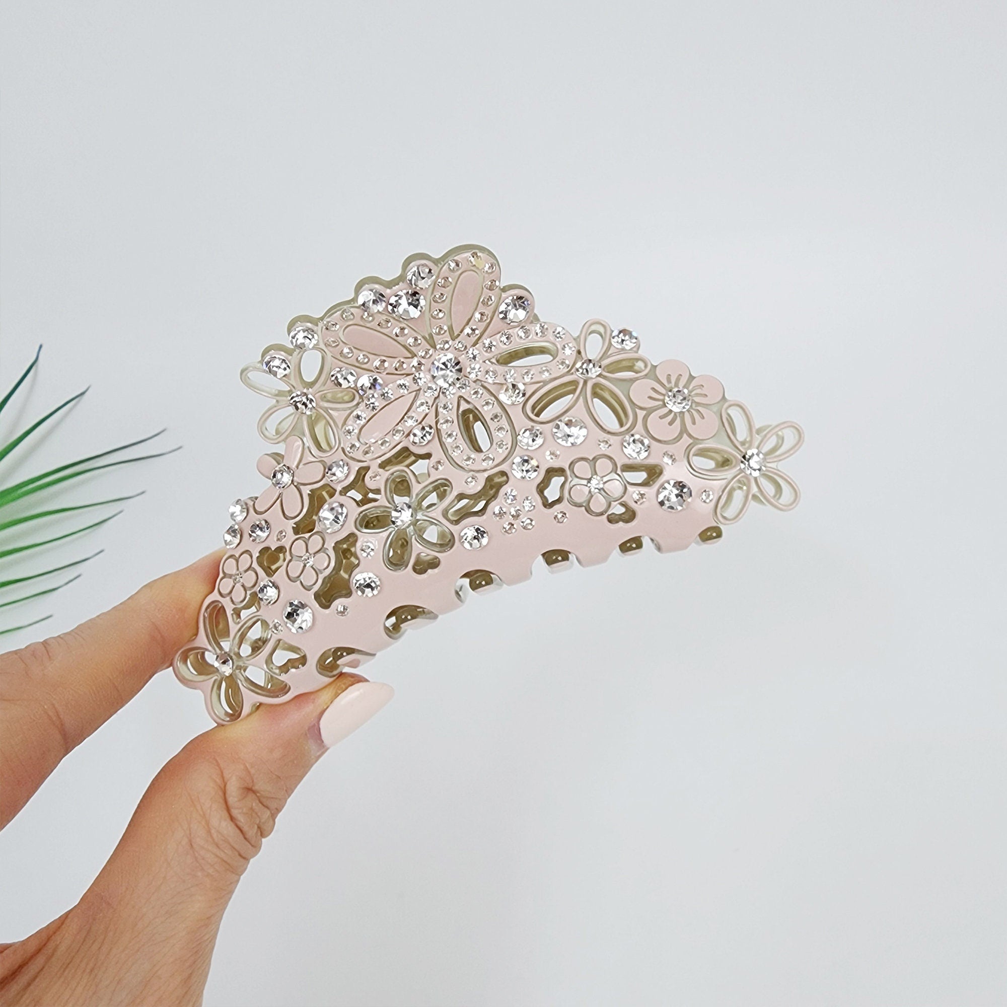 Pastel Color Isabel Large Hair Claw Clip (4.3 Inch) / Luxurious French Hair Pin / Hair Barrette for Woman