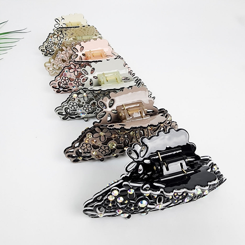 Pastel Color Isabel Large Hair Claw Clip (4.3 Inch) / Luxurious French Hair Pin / Hair Barrette for Woman