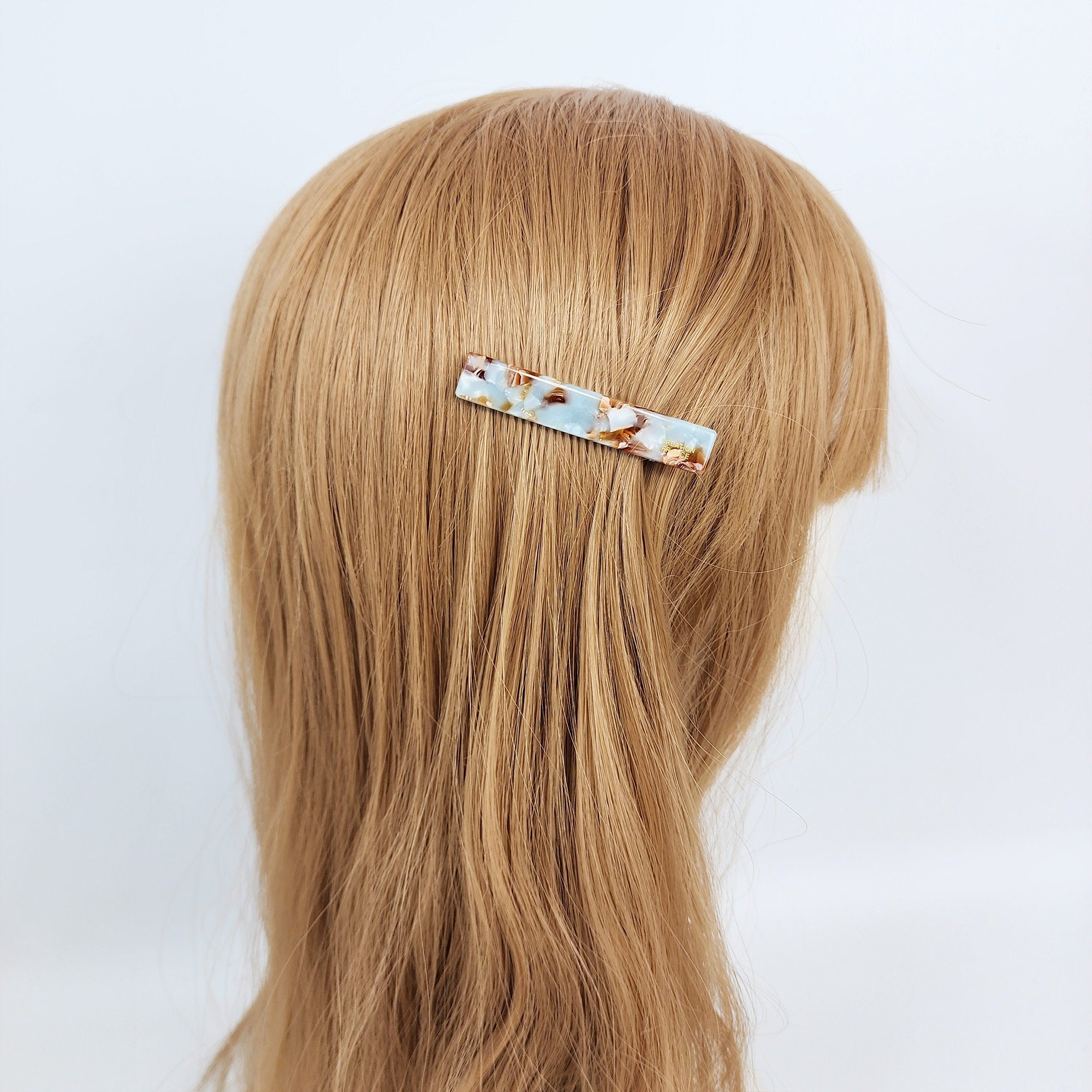 Simple Long Line Hair Claw Clip (2.4 Inch) / Cute French Hair Pin / Alligator Hair Clip for Woman / Mini French Barrette for Girls