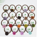 Pure Color Rose Blossom Hair Tie / Simple Tortoise Shell Ponytail Holder / Hair Accessory for Woman / French Hair Tie