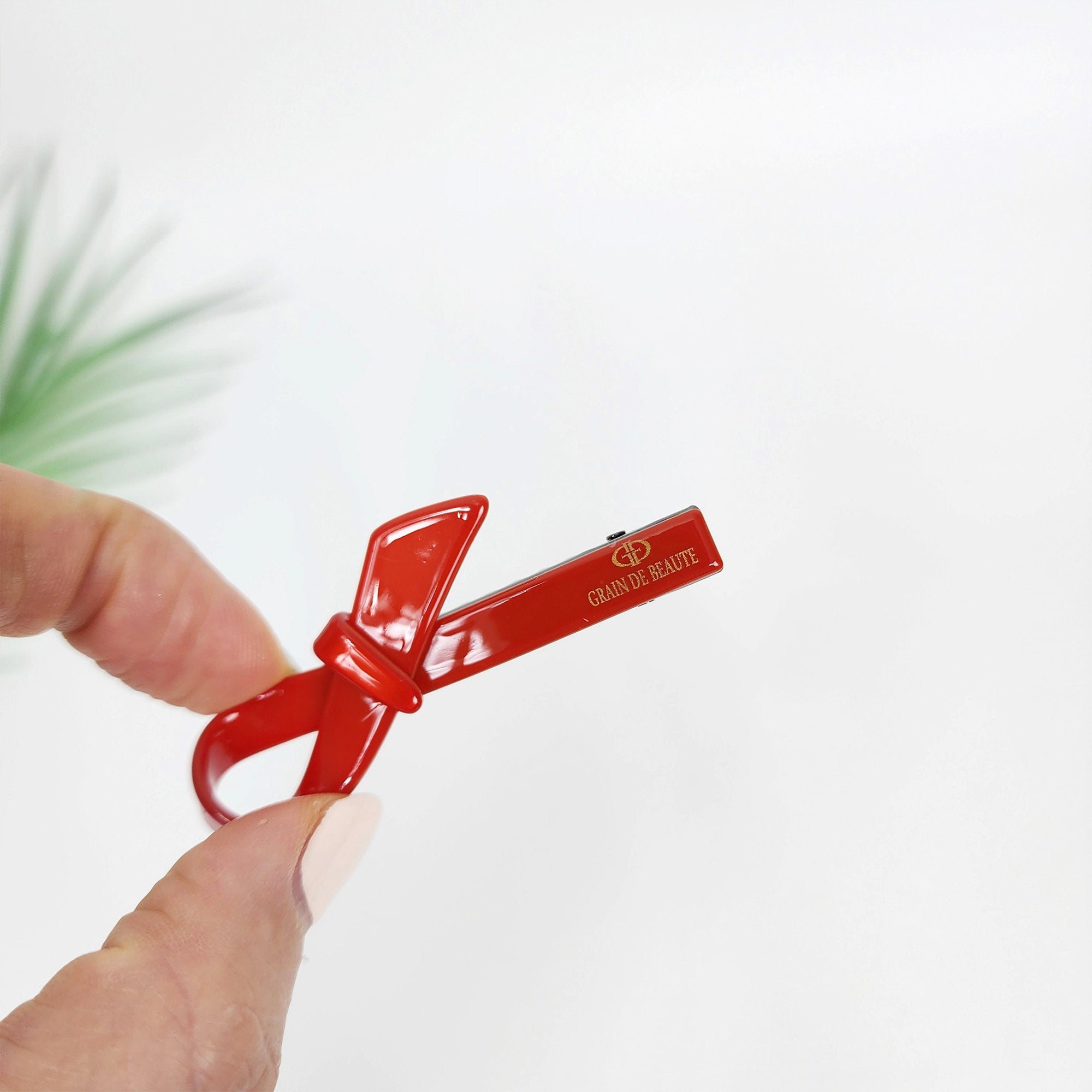 Scarf Ribbon Mini Hair Claw Clip (2.4 Inch) / Cute French Hair Pin / Alligator Hair Clip for Woman / French Barrette for Girls