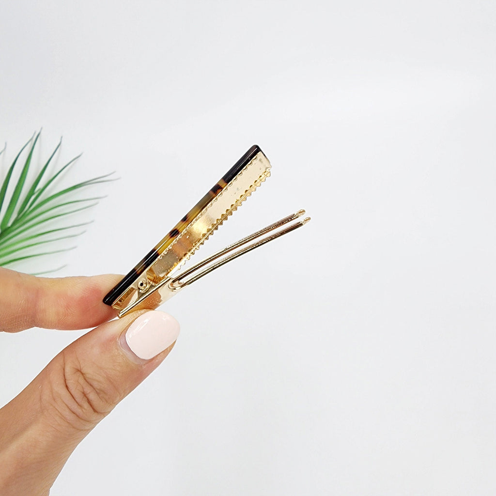 Simple Long Line Hair Claw Clip (2.4 Inch) / Cute French Hair Pin / Alligator Hair Clip for Woman / Mini French Barrette for Girls