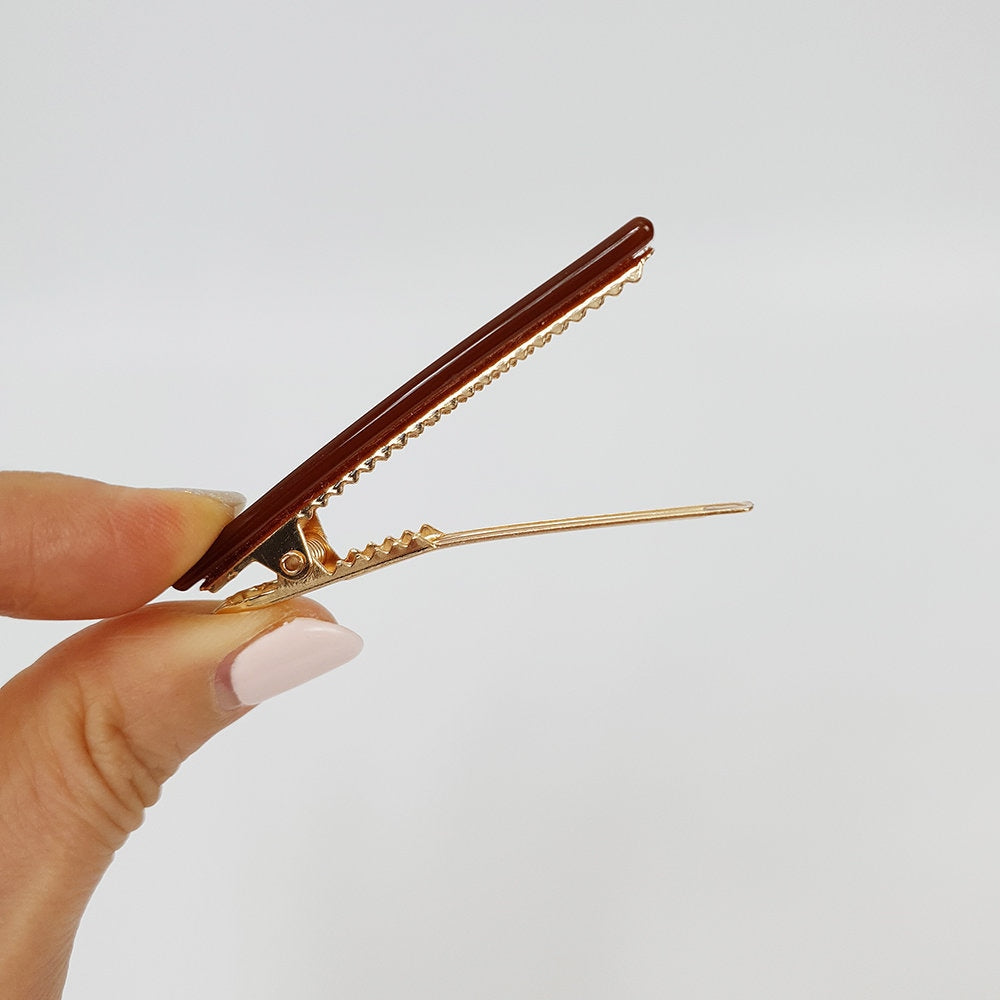 Slim Hair Claw Clip (3.1 Inch) / Cute French Hair Pin / Alligator Hair Clip for Woman / Mini French Barrette for Girls