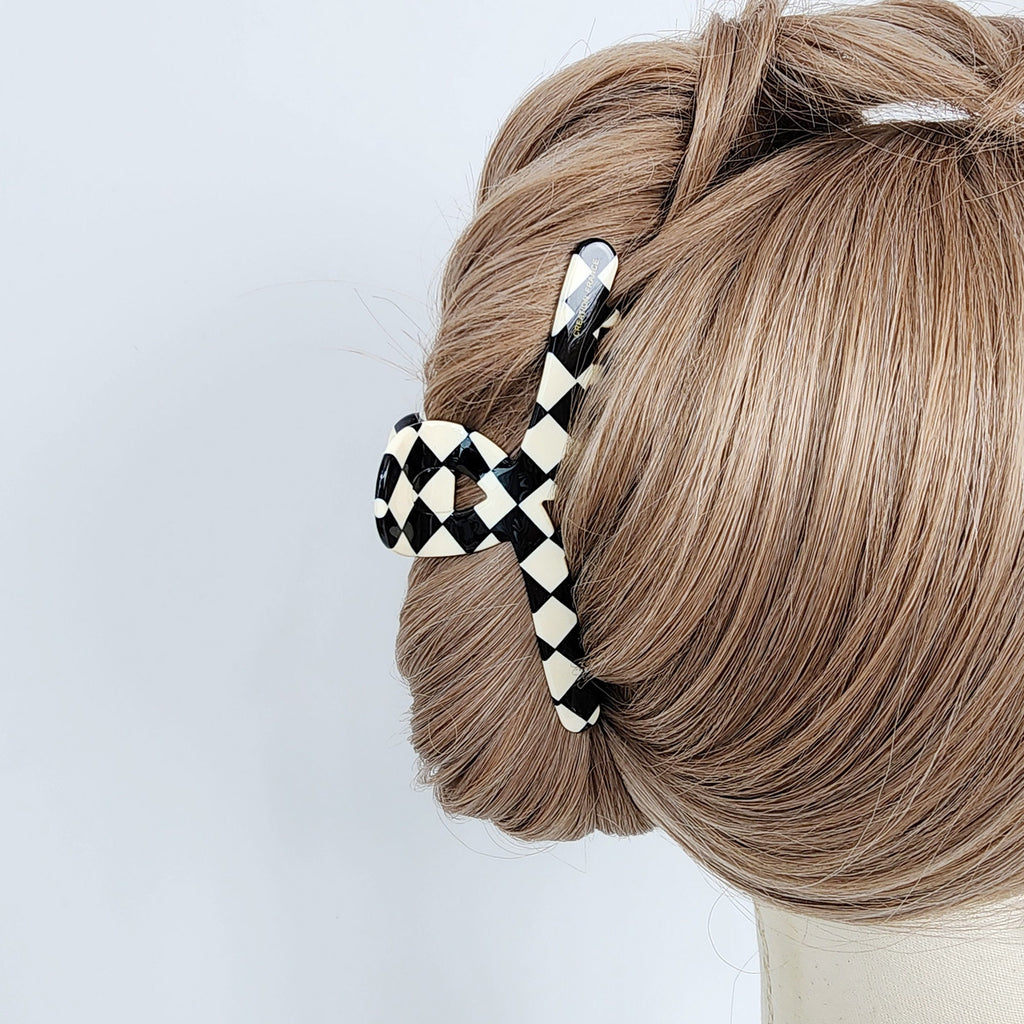Leopard Twist Large Hair Claw Clip / Tortoise Shell French Hair Pin / Hair Barrette for Woman / Jumbo Hair Clip