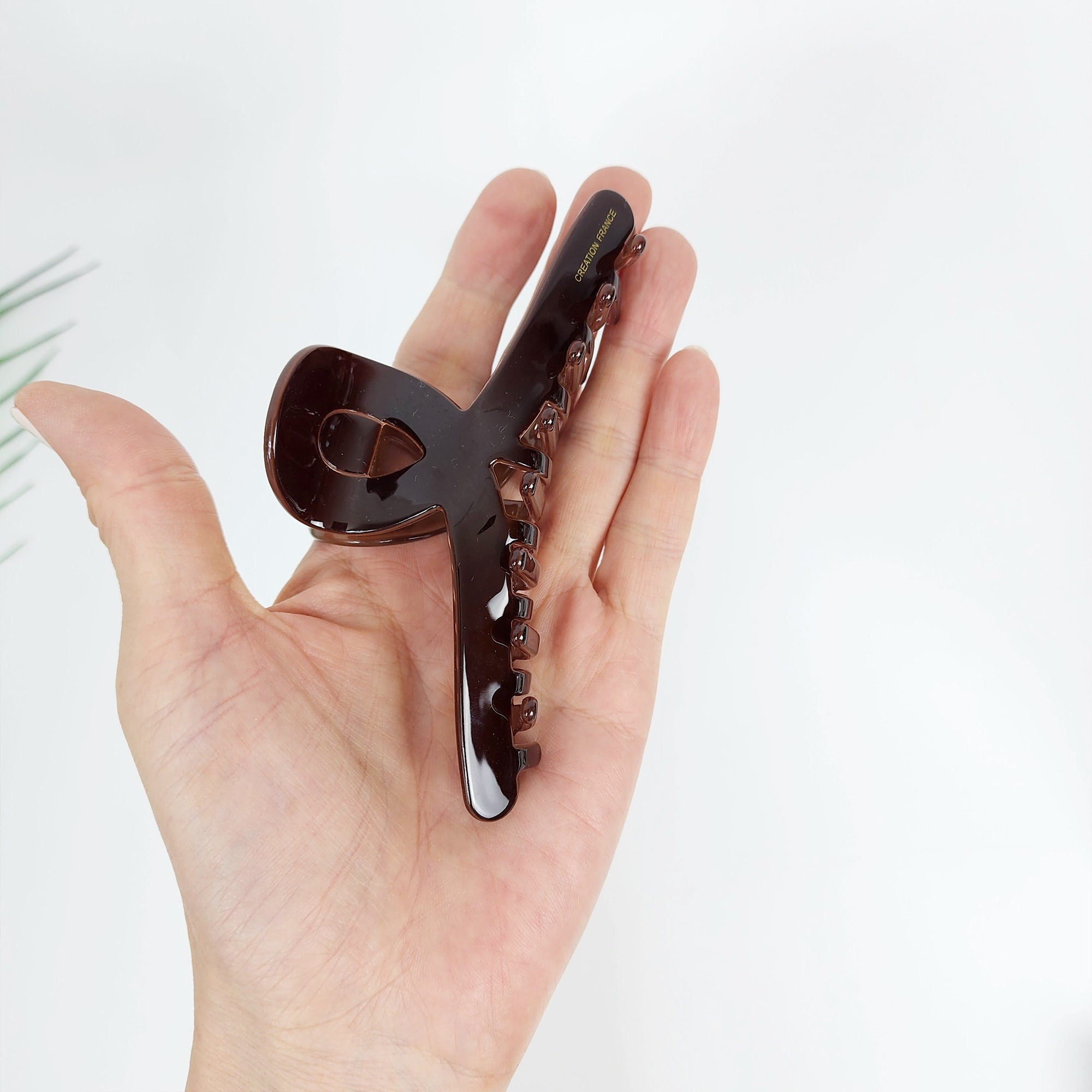 Leopard Twist Large Hair Claw Clip / Tortoise Shell French Hair Pin / Hair Barrette for Woman / Jumbo Hair Clip