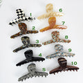 Luxurious Tortoise Shell Twist Hair Claw Clip (4.7 Inch) / Elegance French Hair Pin / Hair Barrette for Woman