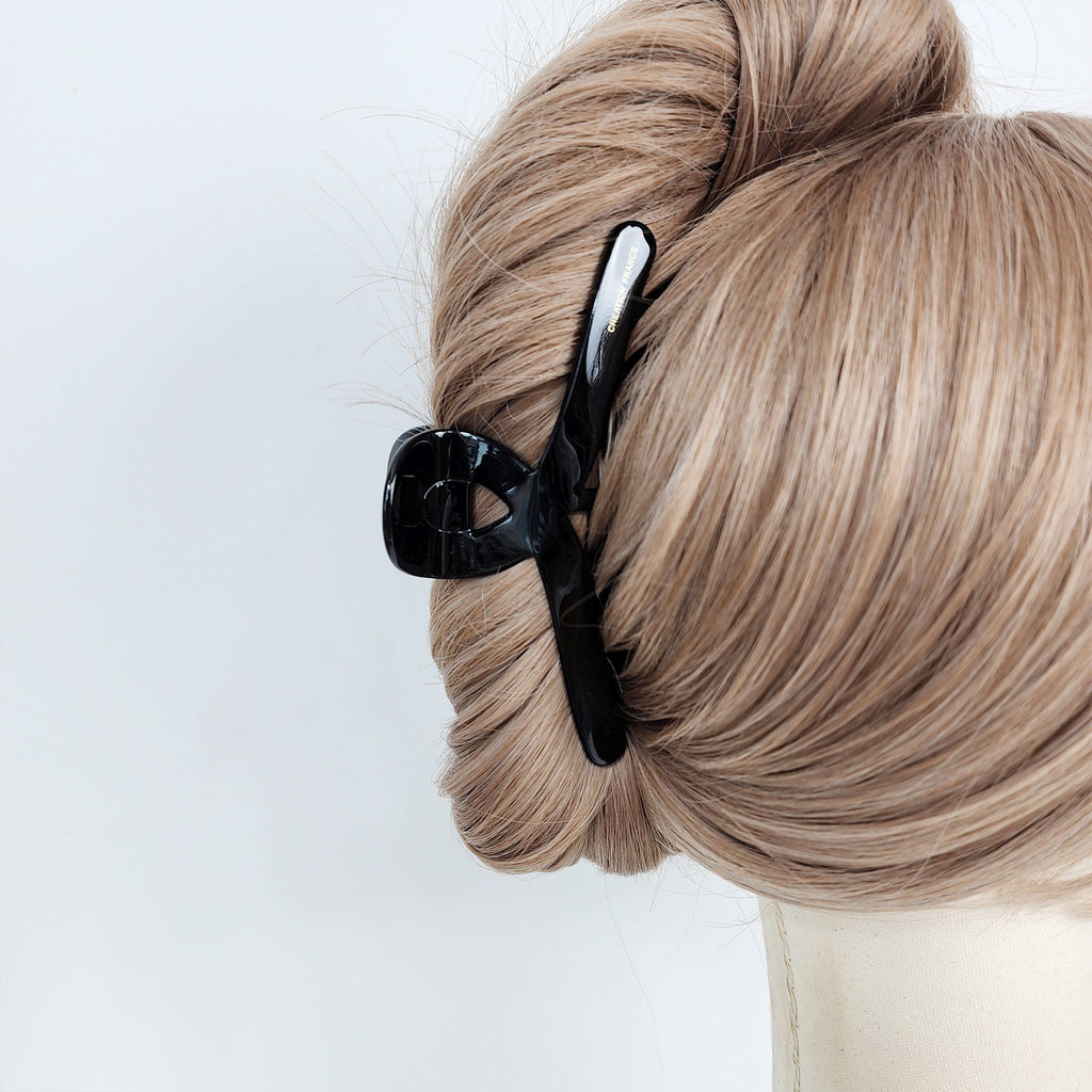 Luxurious Tortoise Shell Twist Hair Claw Clip (4.7 Inch) / Elegance French Hair Pin / Hair Barrette for Woman