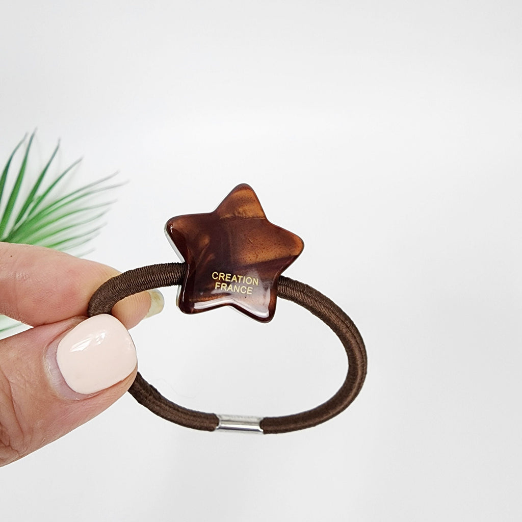 Aurora Cute Star Hair Tie / Simple Cute Ponytail Holder / Hair Accessory for Woman / French Hair Tie