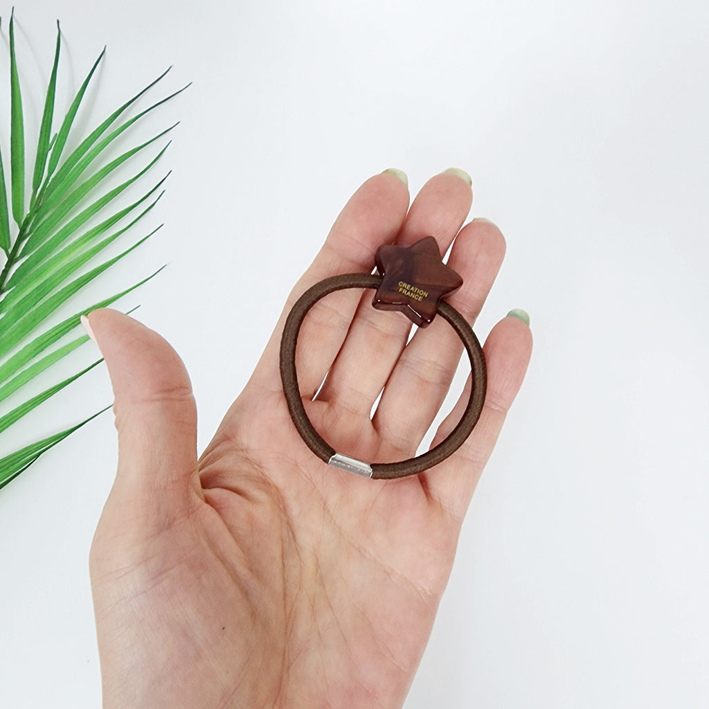 Aurora Cute Star Hair Tie / Simple Cute Ponytail Holder / Hair Accessory for Woman / French Hair Tie