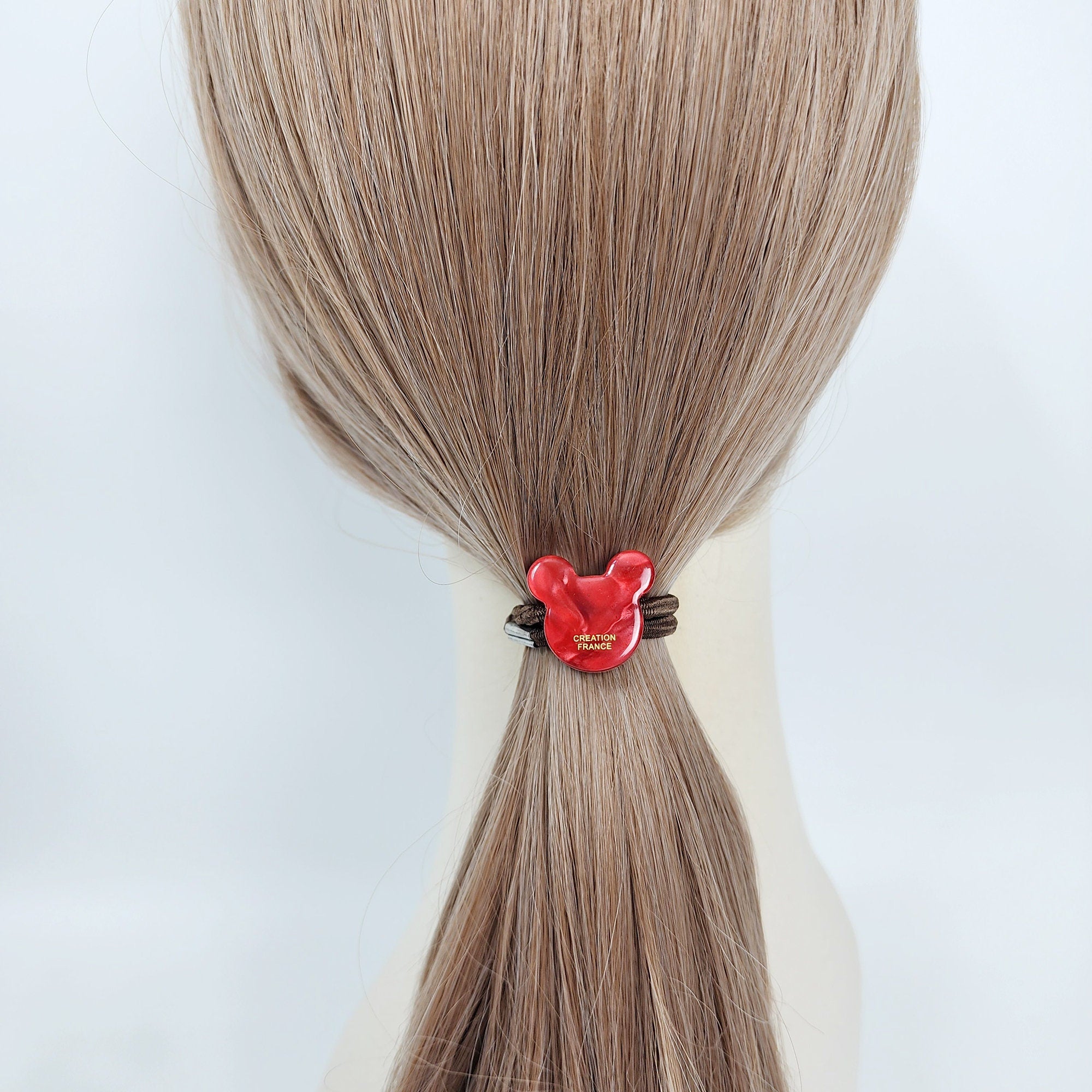 Aurora Cute Puppy Hair Tie / Simple Cute Ponytail Holder / Hair Accessory for Woman / French Hair Tie