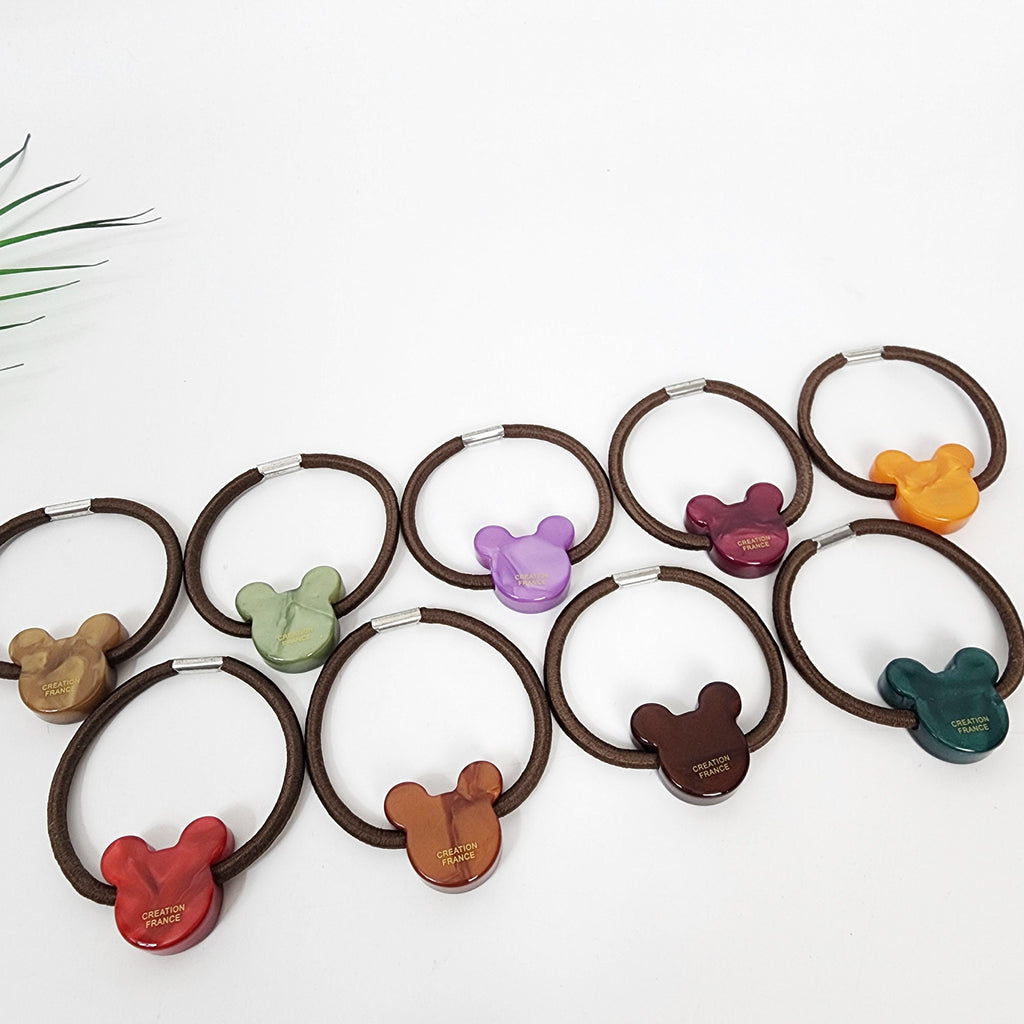 Aurora Cute Puppy Hair Tie / Simple Cute Ponytail Holder / Hair Accessory for Woman / French Hair Tie