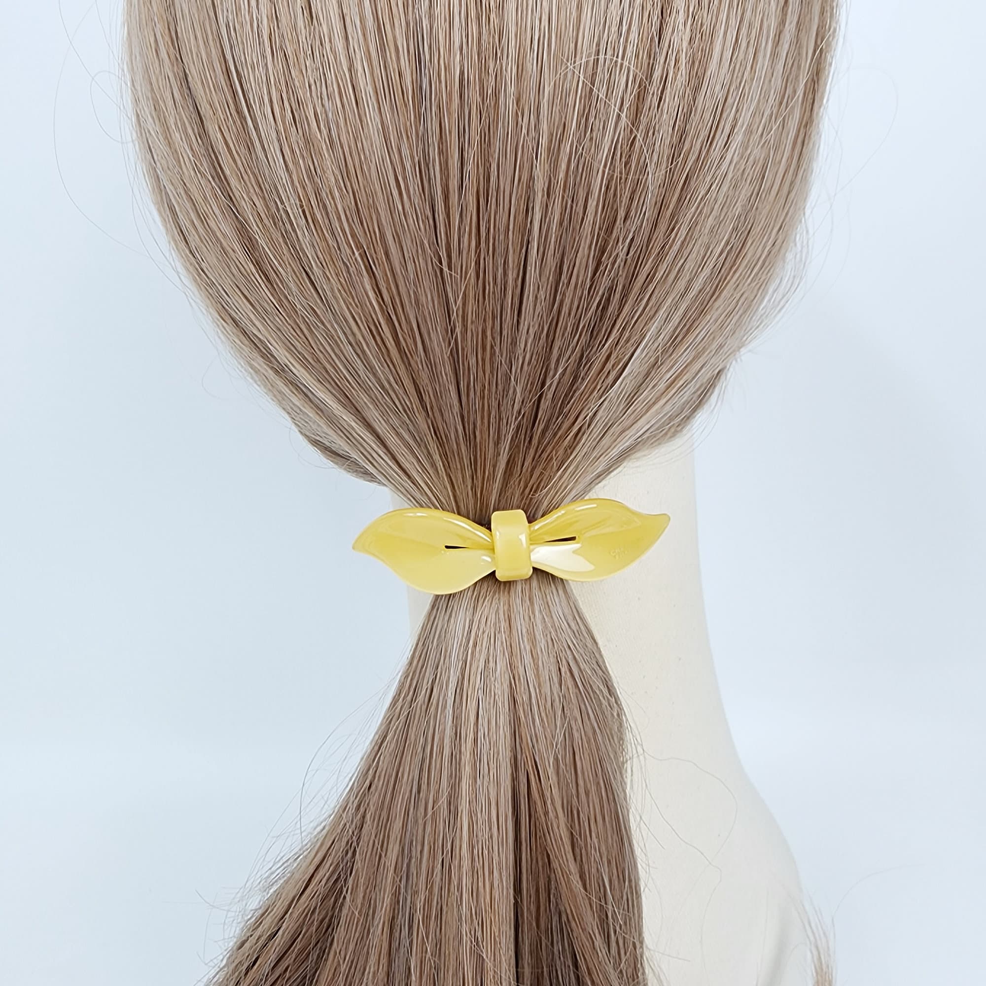 Lip Shape Mini Ribbon Hair Tie / Simple Cute Ponytail Holder / Hair Accessory for Woman / French Hair Tie