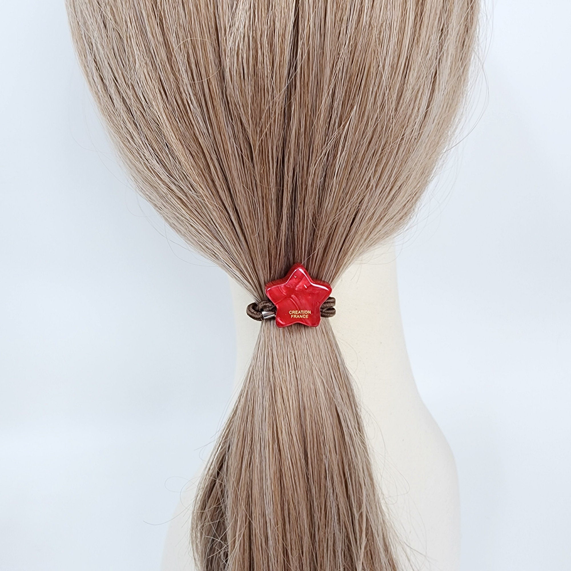 Aurora Cute Star Hair Tie / Simple Cute Ponytail Holder / Hair Accessory for Woman / French Hair Tie
