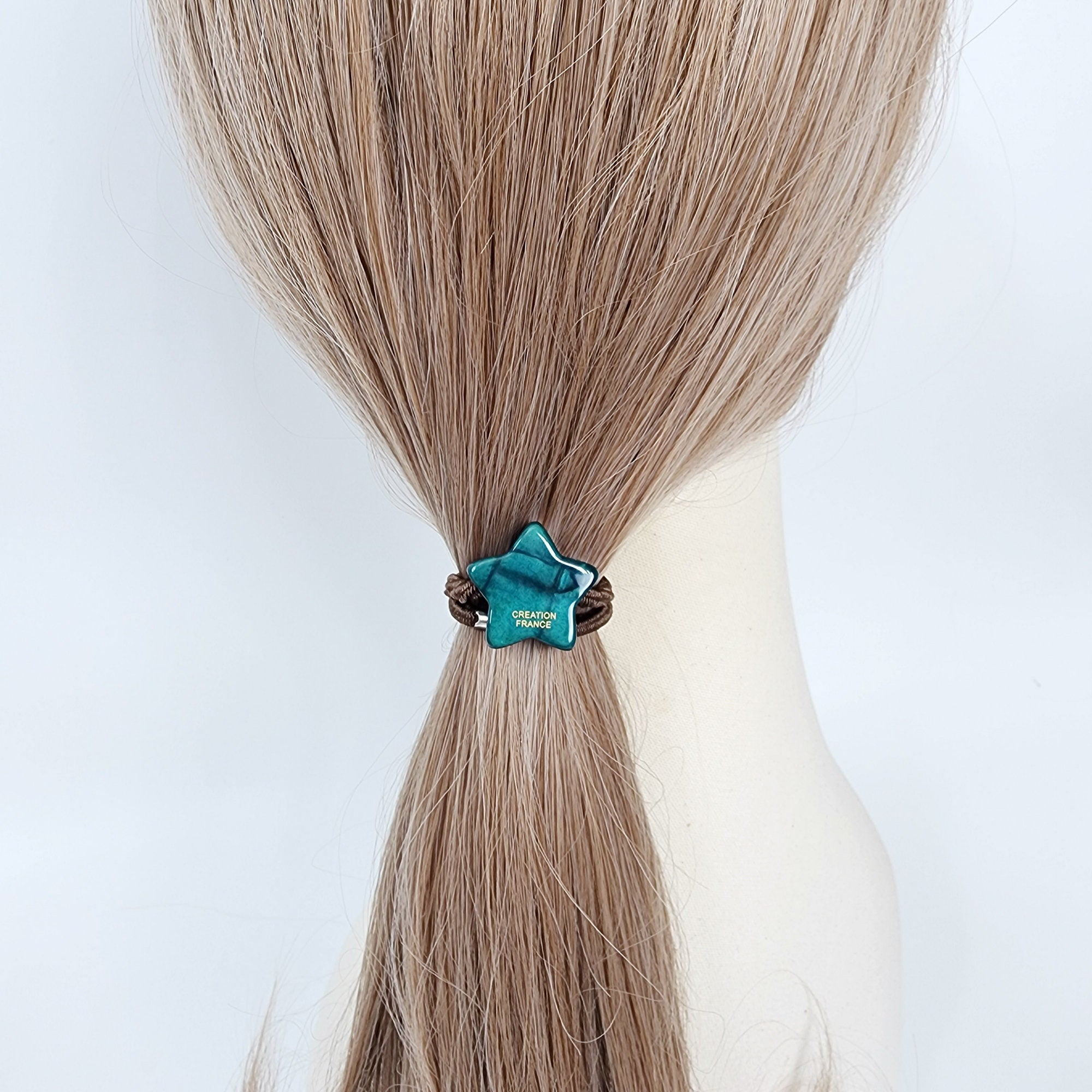 Aurora Cute Star Hair Tie / Simple Cute Ponytail Holder / Hair Accessory for Woman / French Hair Tie