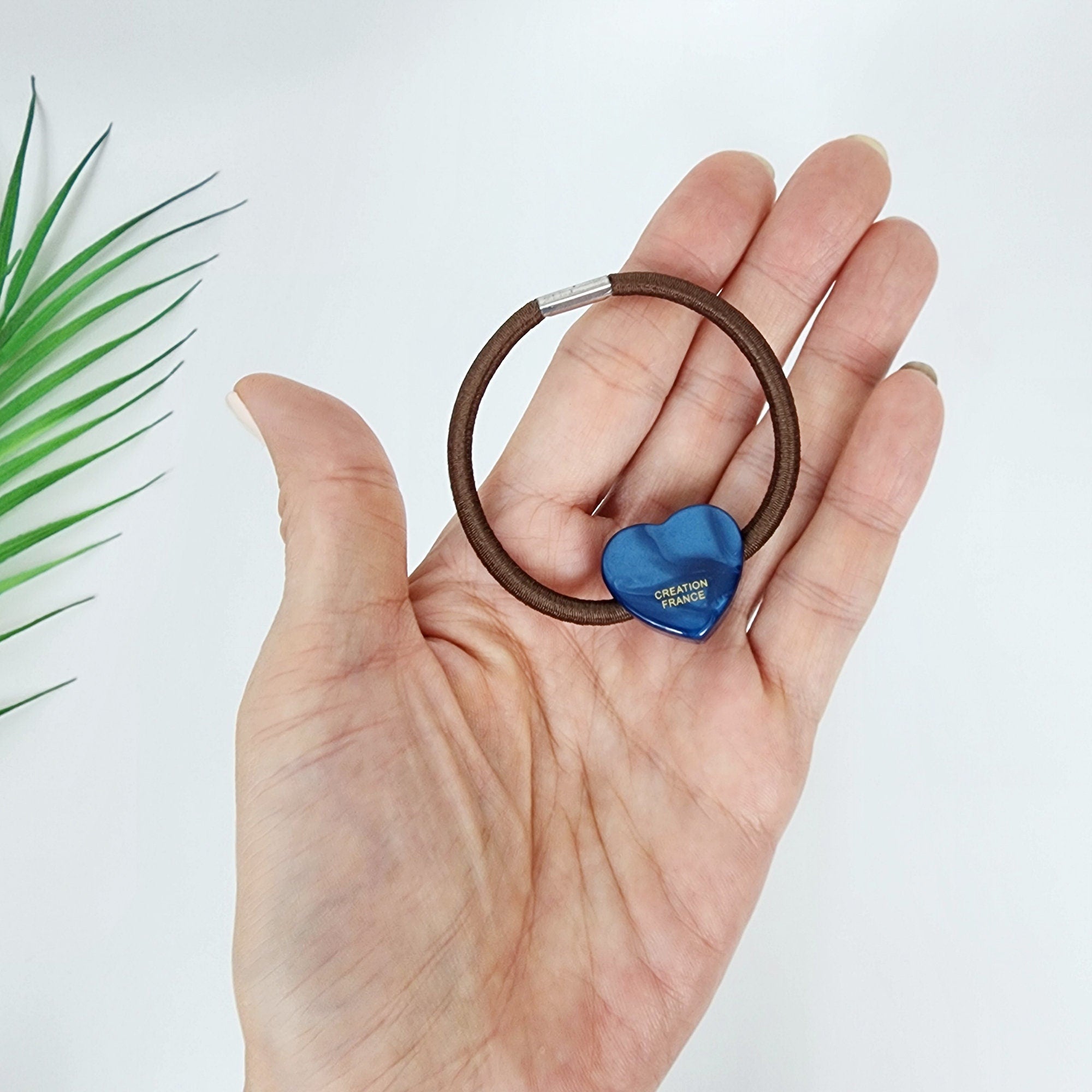 Aurora Cute Mini Heart Hair Tie / Simple Cute Ponytail Holder / Hair Accessory for Woman / French Hair Tie