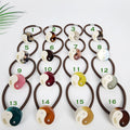 White Fiona Hair Tie (1.0 Inch) / Simple Cute Ponytail Holder / Hair Accessory for Woman / French Hair Tie