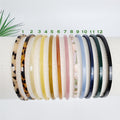 Leopard Inner Wire Very Thin Headband (0.2 Inch) / Simple Line Headband / Elegant Hair Accessories for Woman / Alice Headband