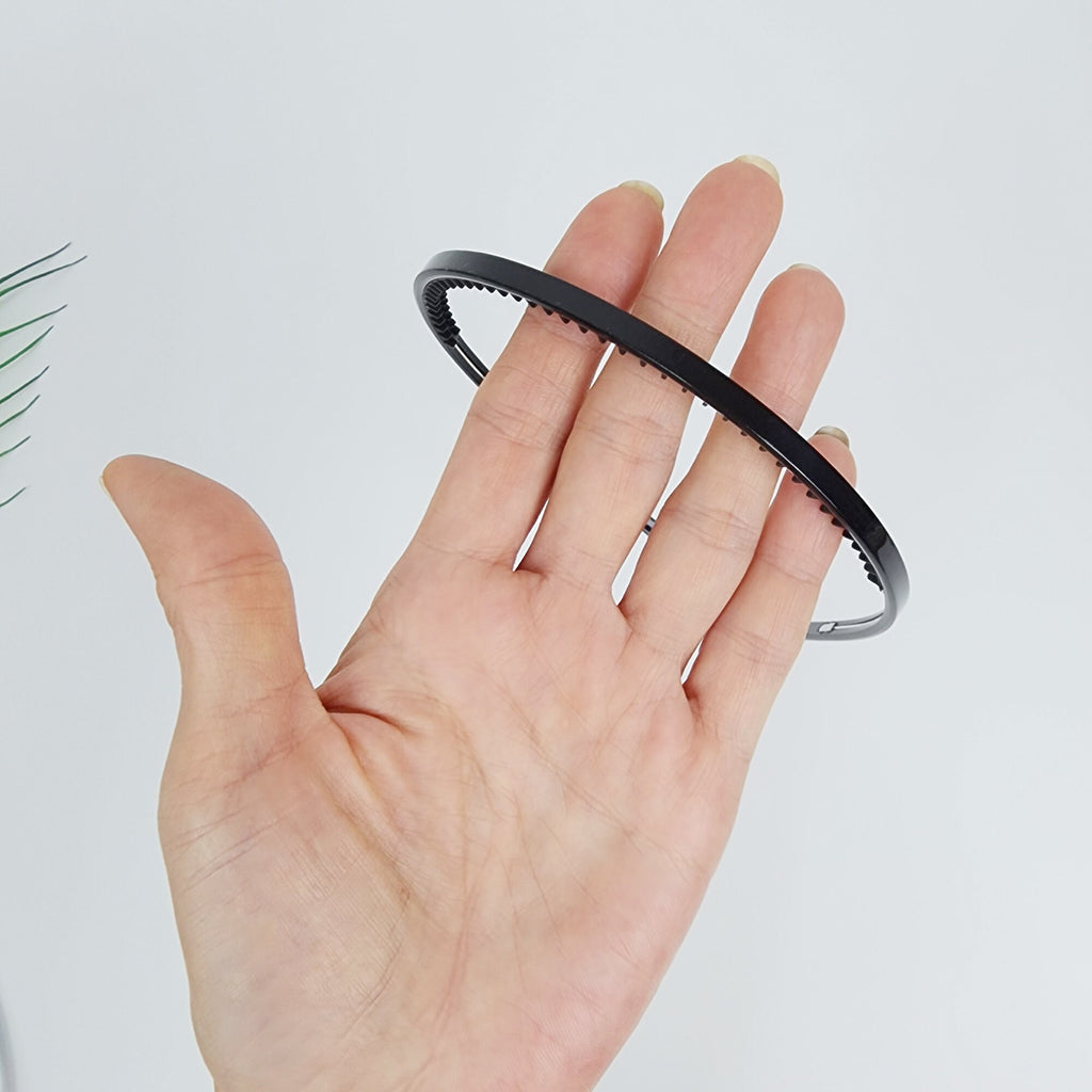 Leopard Inner Wire Very Thin Headband (0.2 Inch) / Simple Line Headband / Elegant Hair Accessories for Woman / Alice Headband