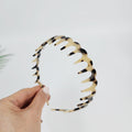 Fashionable Leopard Print Full Coverage Hair Comb Facial Wash Headband / Hair Accessories for Woman / Alice Headband