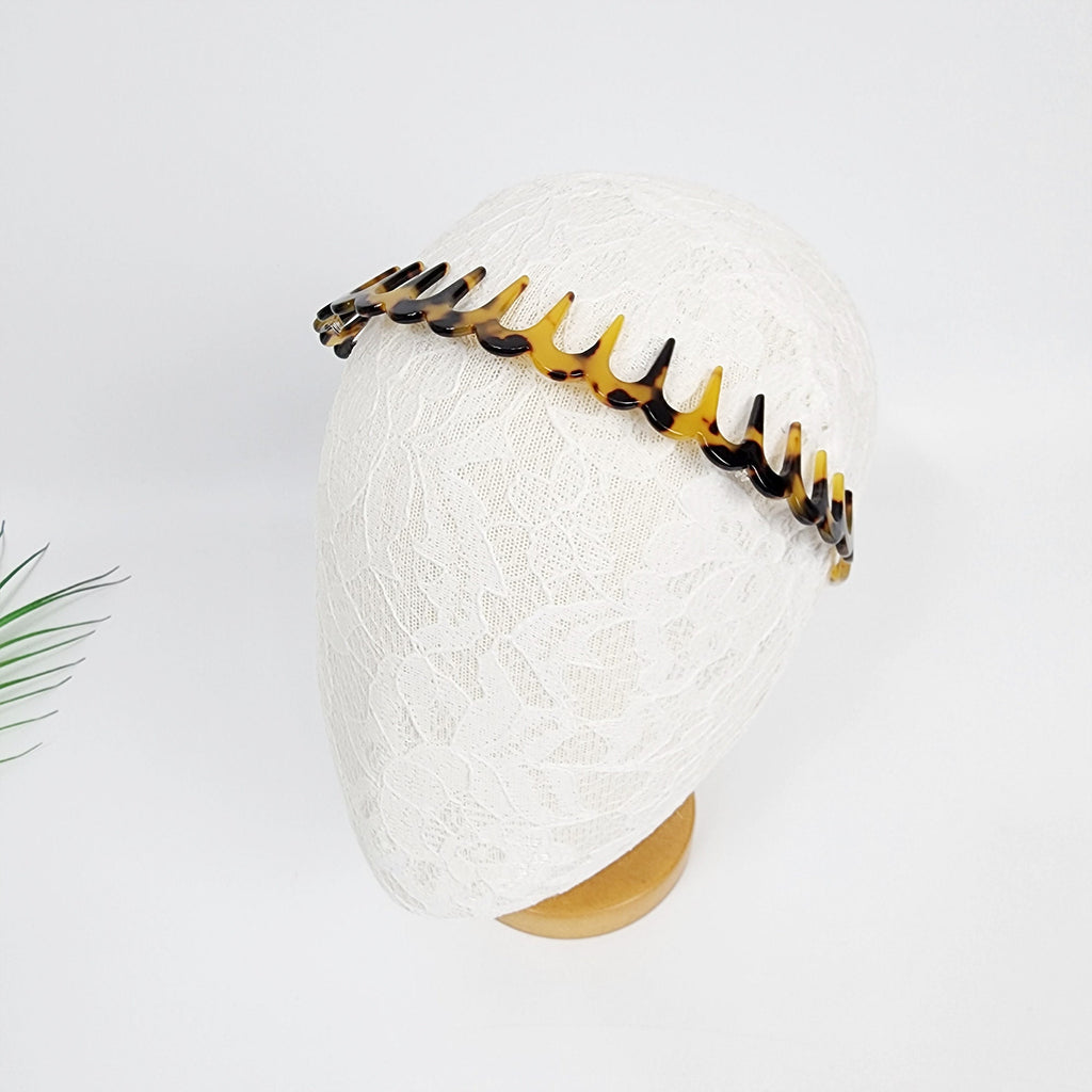 Fashionable Leopard Print Full Coverage Hair Comb Facial Wash Headband / Hair Accessories for Woman / Alice Headband