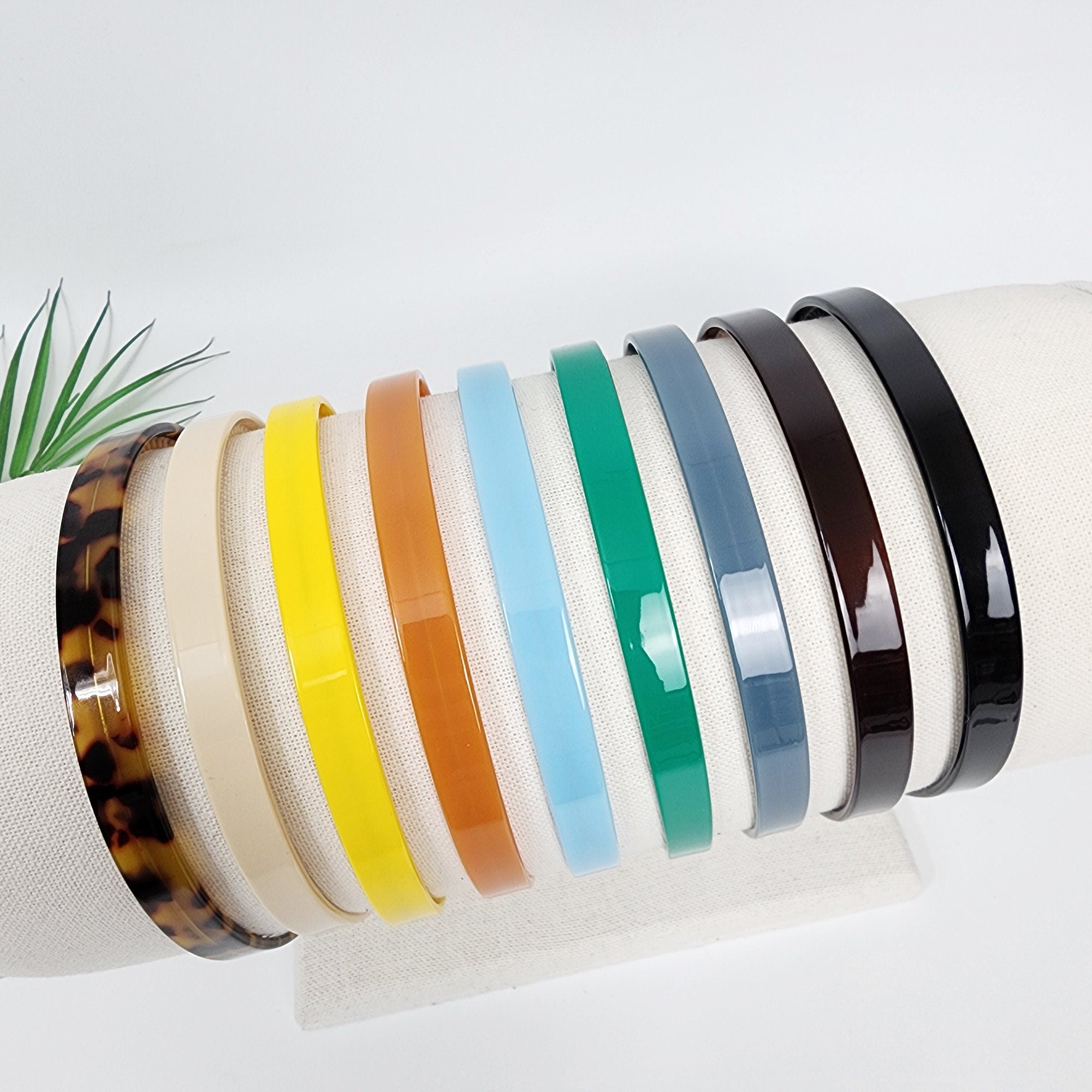 Leopard Wire Hold Daily Thin Headband (0.5 Inch) / Simple Line Headband / Elegant Hair Accessories for Woman / Alice Headband