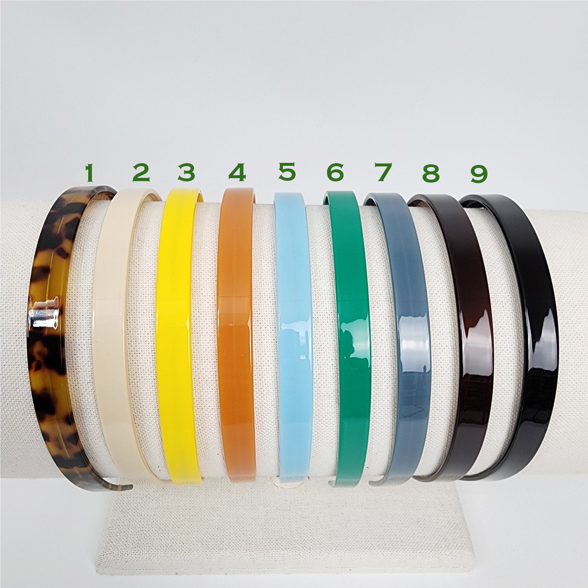 Leopard Wire Hold Daily Thin Headband (0.5 Inch) / Simple Line Headband / Elegant Hair Accessories for Woman / Alice Headband