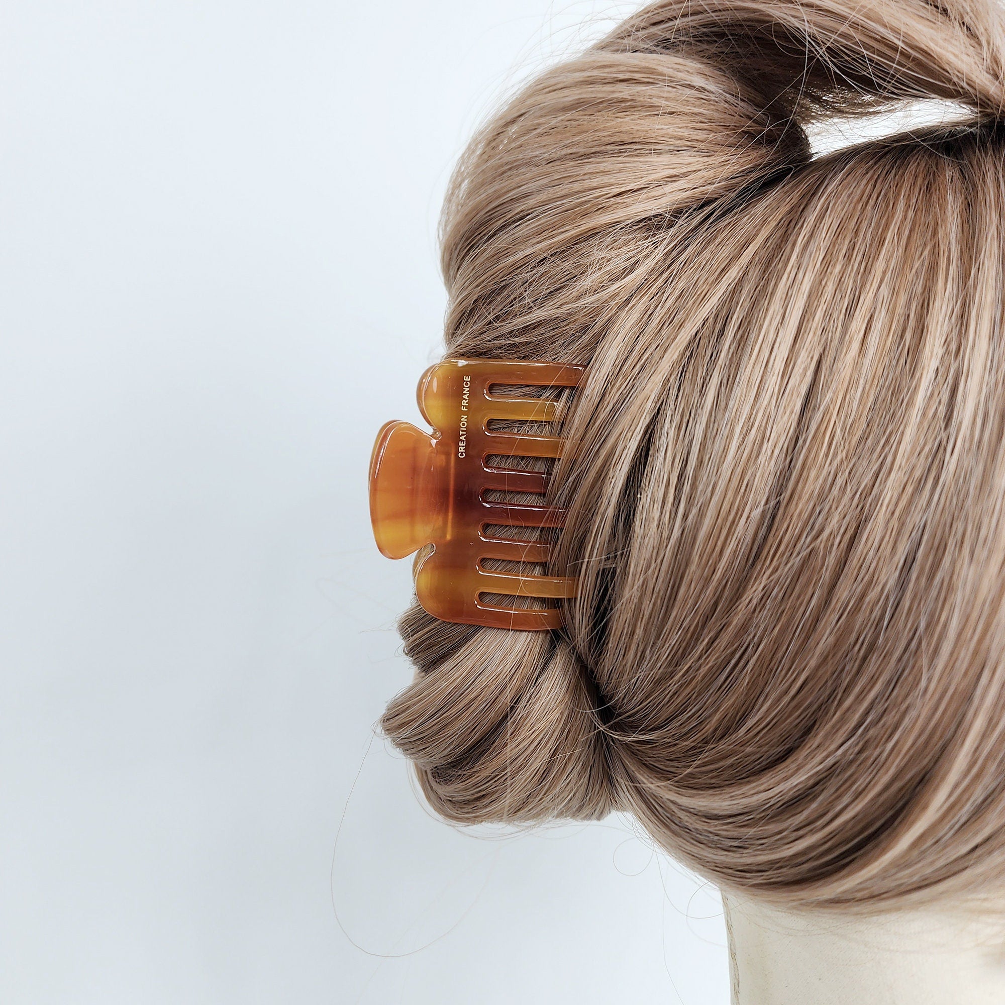 Leopard Hook Zigzag Hair Claw Clip (2.2 Inch) / Elegance French Hair Pin / Hair Barrette for Woman