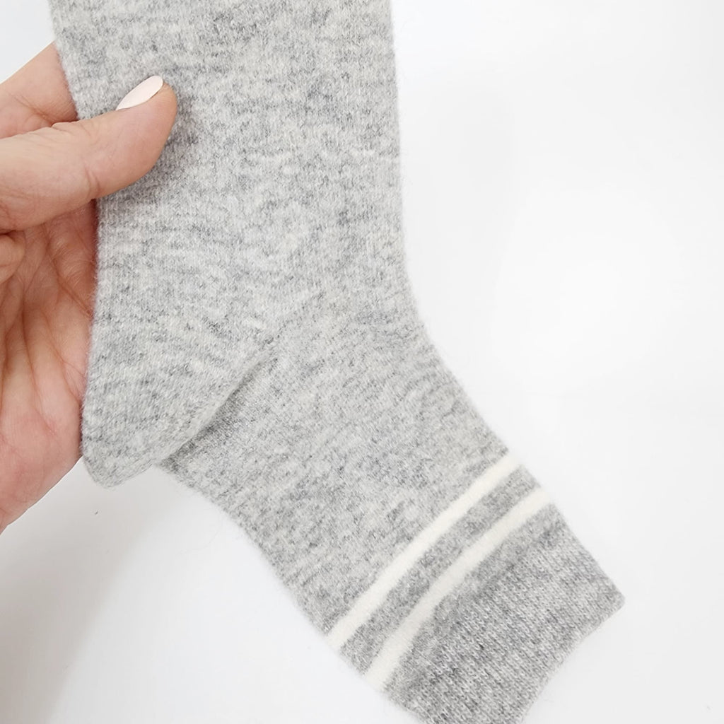 Thick Wool Knit Crew Socks | Warm Thermal Boot | Korean Socks | Cozy Winter Gift for Her