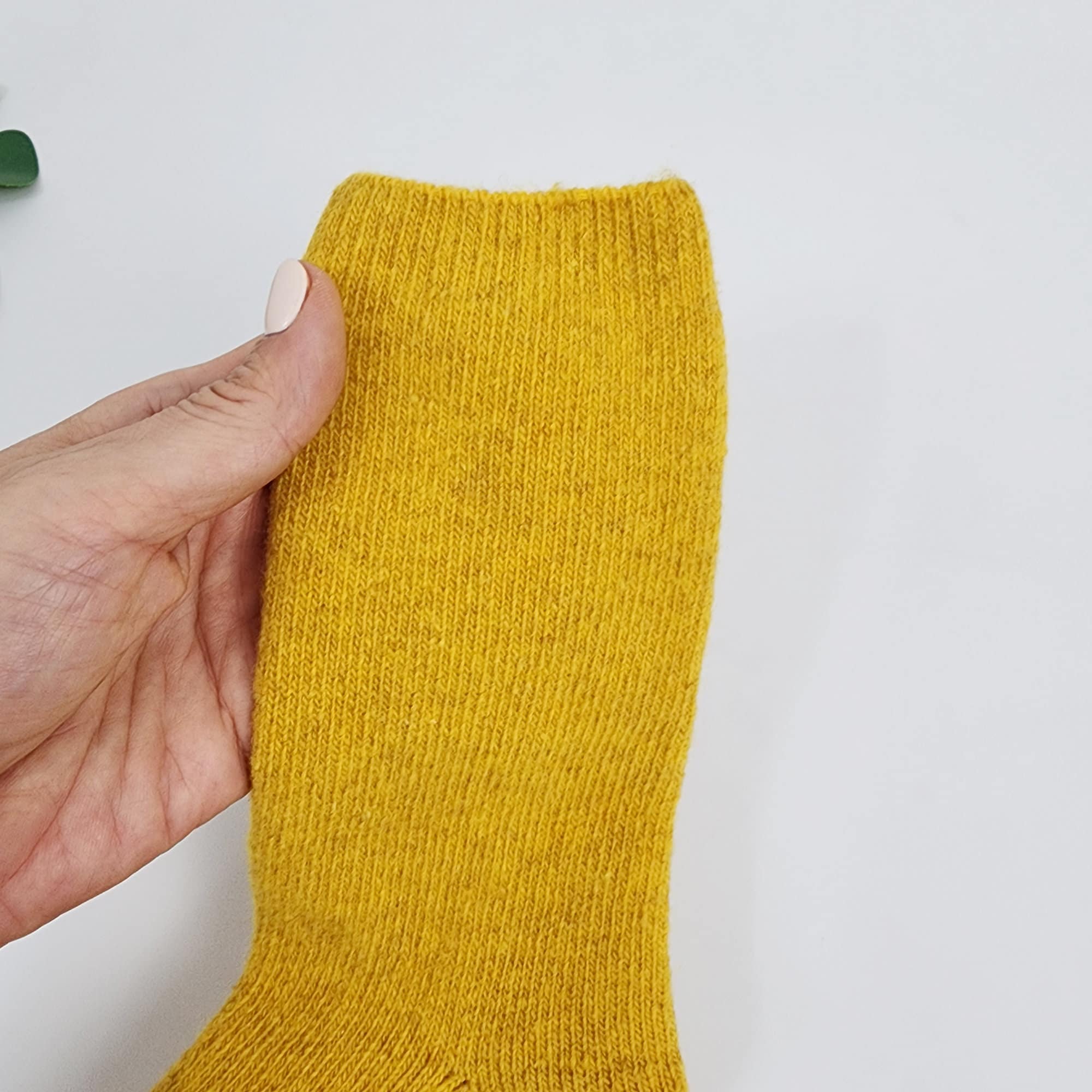 Marled Wool Crew Socks | Thick Knit Thermal | Korean Socks | Minimalist Winter Gift