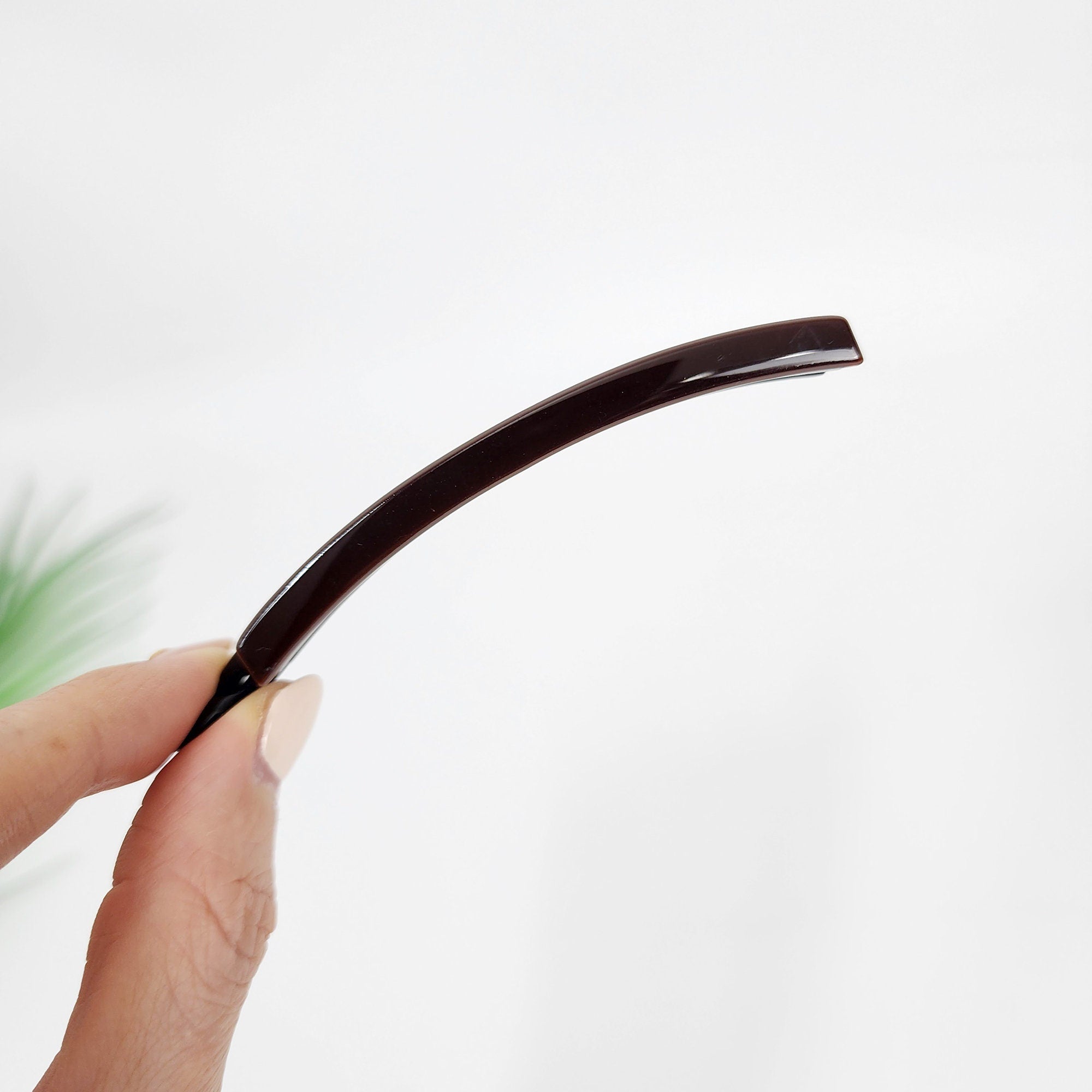New Color Half-Tie Small Slim Comb Banana Clip / Tortoise Marble Hair Comb Barrette / Clincher Comb Hair Accessory / French Hair Pin