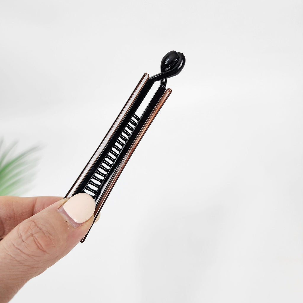 New Color Half-Tie Small Slim Comb Banana Clip / Tortoise Marble Hair Comb Barrette / Clincher Comb Hair Accessory / French Hair Pin