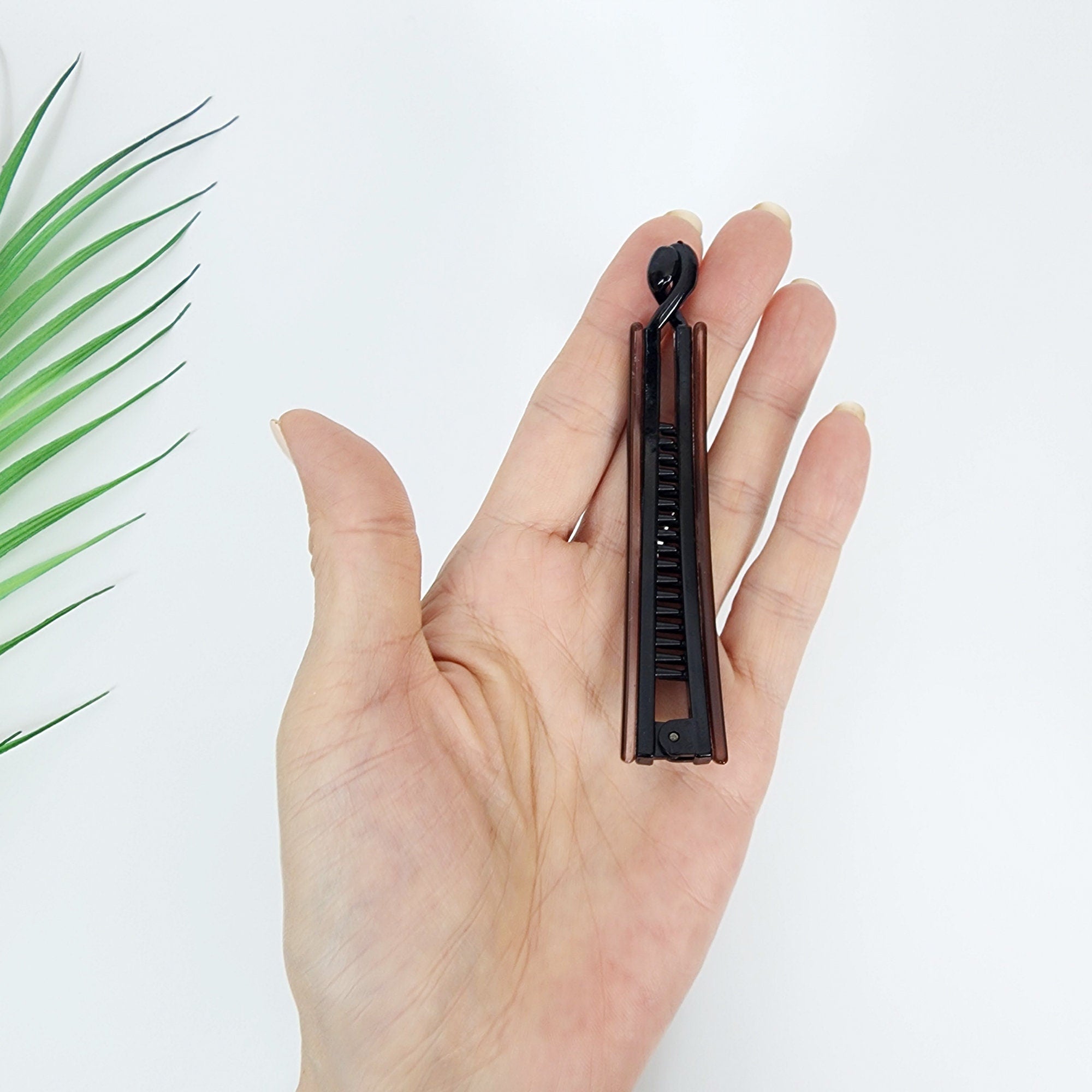 New Color Half-Tie Small Slim Comb Banana Clip / Tortoise Marble Hair Comb Barrette / Clincher Comb Hair Accessory / French Hair Pin