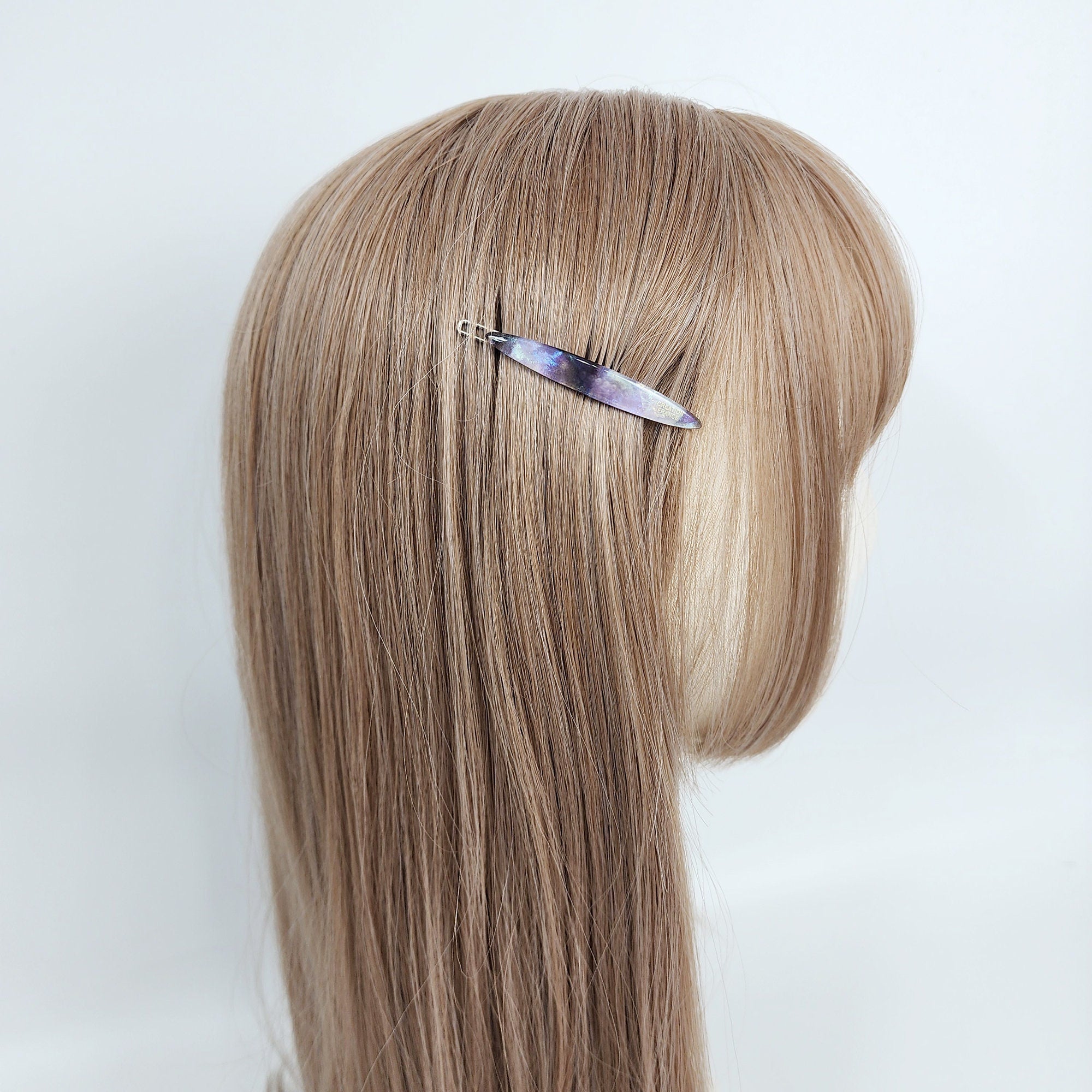 Pure Color Mini Slim Oval Snap Clip Bobby Pin (2.4 Inch) / Vintage French Hair Pin / Hair Accessory for Woman / Bow Barrette for Thin Hair