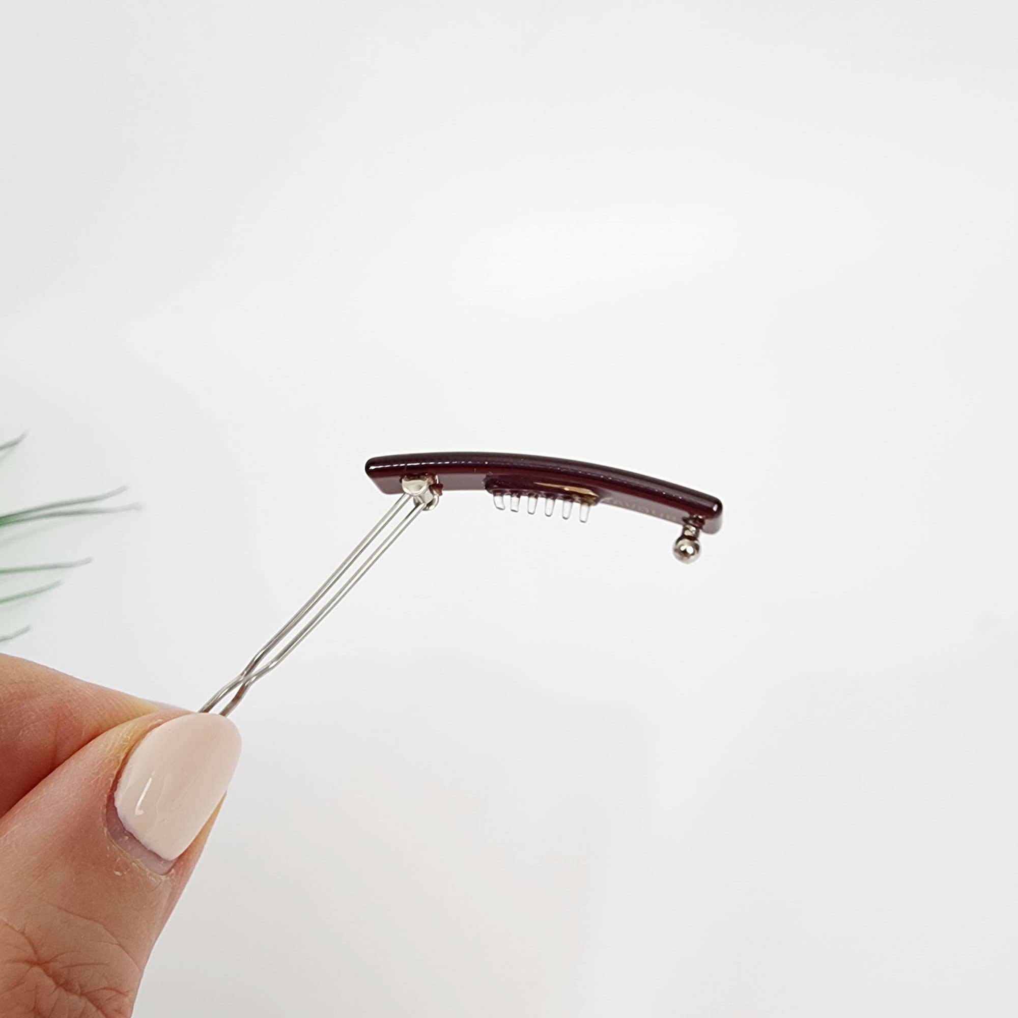 Luxurious Ultra Mini Simple Straight Bobby Pin (1.6 Inch) / Vintage French Hair Pin / Hair Accessory for Woman / Bow Barrette for Thin Hair