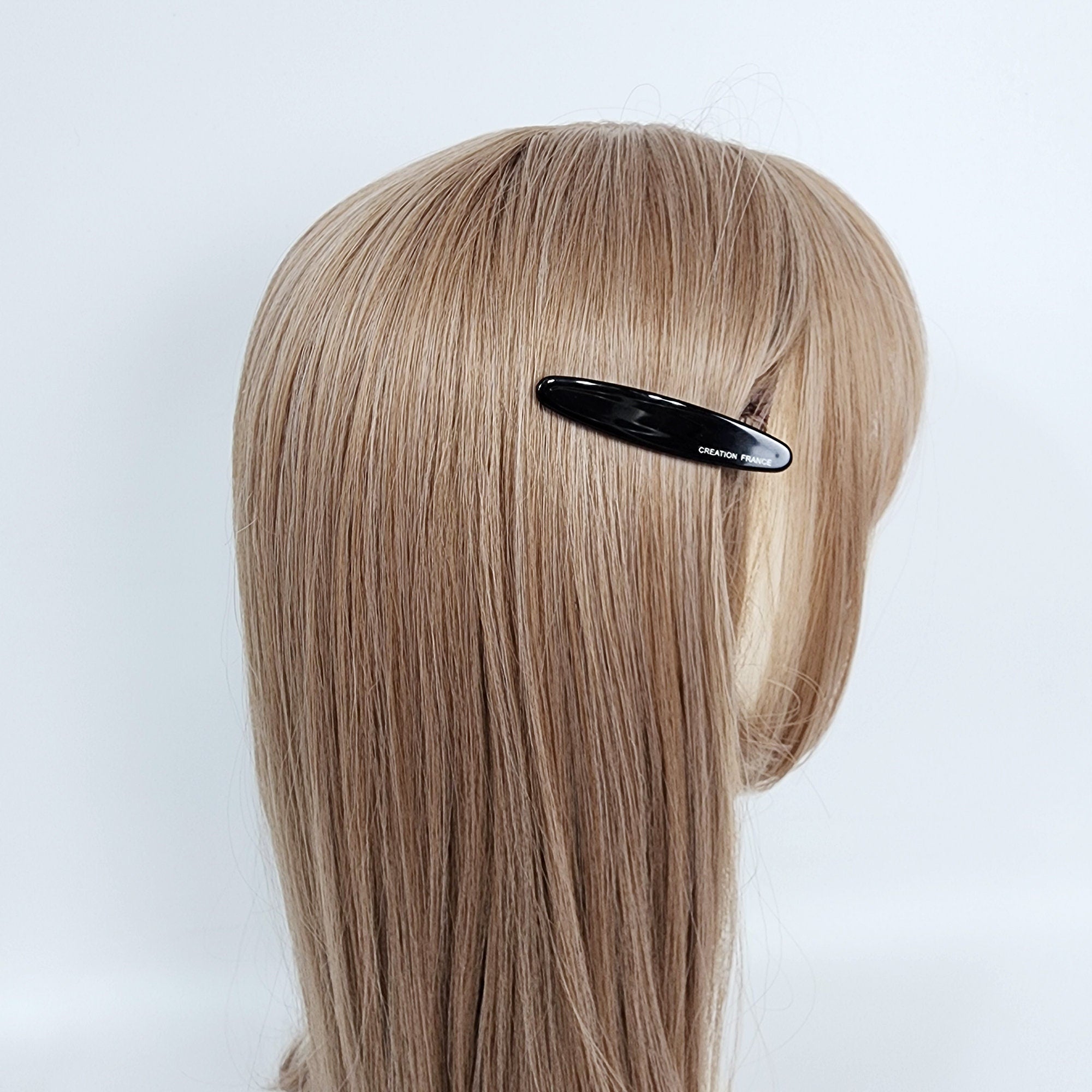 Demi Slim Oval Side Clip Hair Claw (2.5 Inch) / Alligator Hair Clip for Woman / French Barrette for Girls