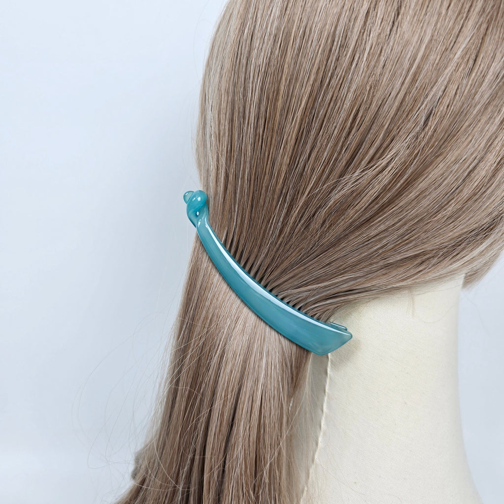 Luxurious Full Bundle Skinny Banana Hair Clip (4.3 Inch) / Colorful Hair Comb Barrette / Clincher Comb Hair Accessory / French Hair Pin