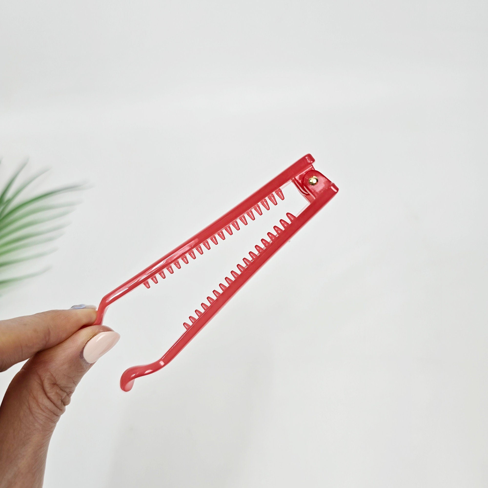 Luxurious Full Bundle Skinny Banana Hair Clip (4.3 Inch) / Colorful Hair Comb Barrette / Clincher Comb Hair Accessory / French Hair Pin