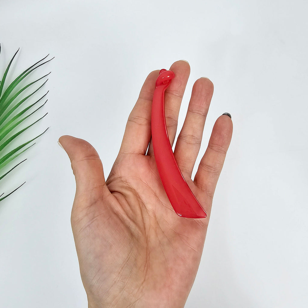 Luxurious Full Bundle Skinny Banana Hair Clip (4.3 Inch) / Colorful Hair Comb Barrette / Clincher Comb Hair Accessory / French Hair Pin