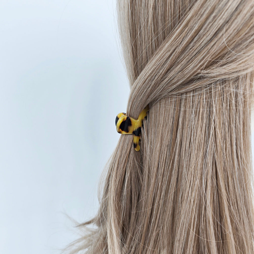 Bonita Elle Small Hair Claw Clip (1.9 Inch) / Elegant French Pin / Hair Accessory for Woman / Ponytail Holder