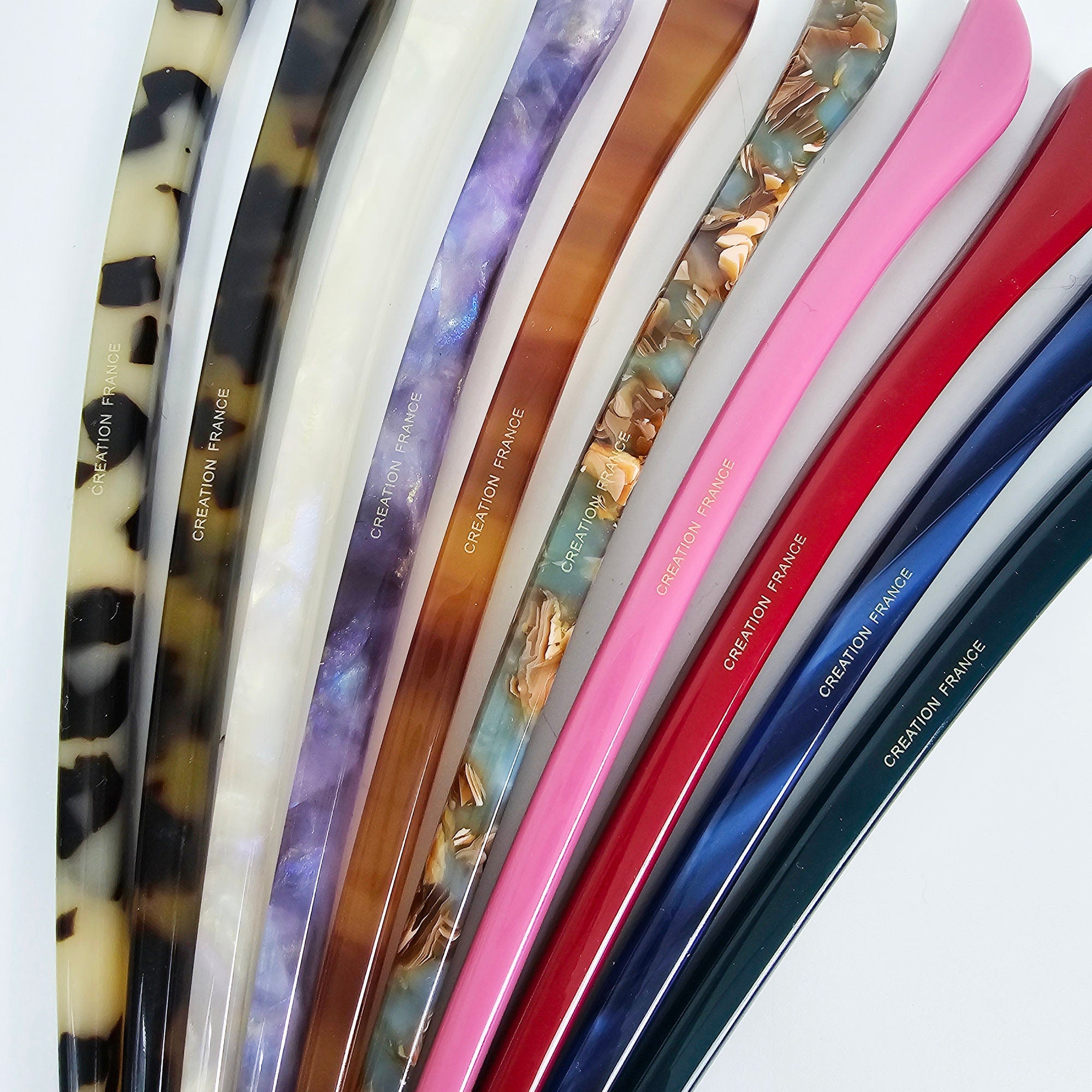 Angelic Updo Hair Stick (7.0 Inch) / Vintage French Hair Pin / Hair Fork for Thick Hair