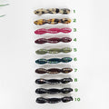 Pure Twisted Cubic Line Hair Barrette (2.6 Inch) / Cute French Hair Pin / Automatic Hair Clip