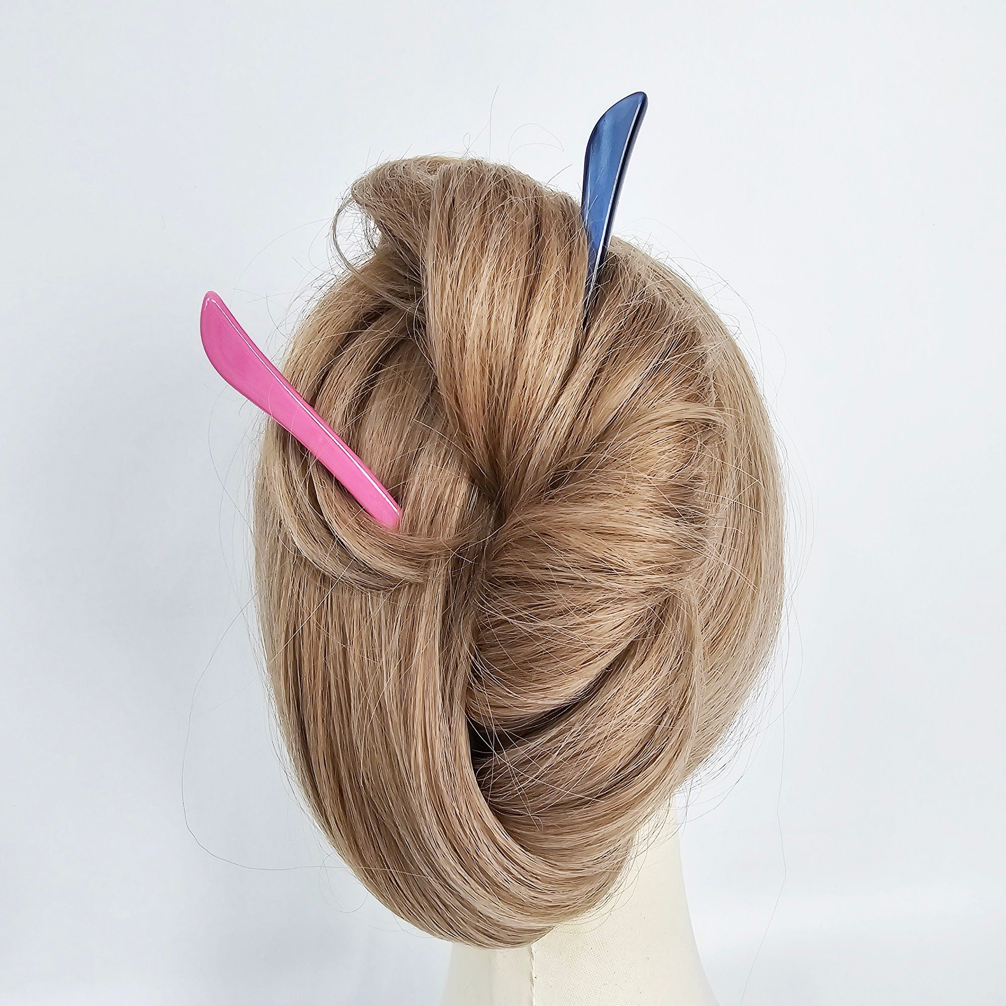 Angelic Updo Hair Stick (7.0 Inch) / Vintage French Hair Pin / Hair Fork for Thick Hair