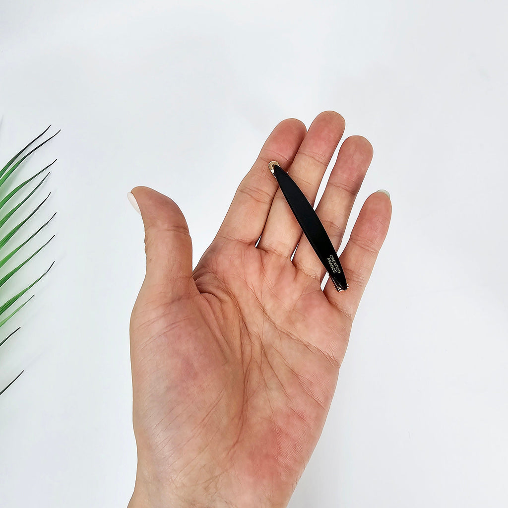 Leopard Long Oval Round Hair Stick Hairpin (2.6 Inch) / Cute Tortoise Shell French Hair Pin / Hair Accessory for Woman