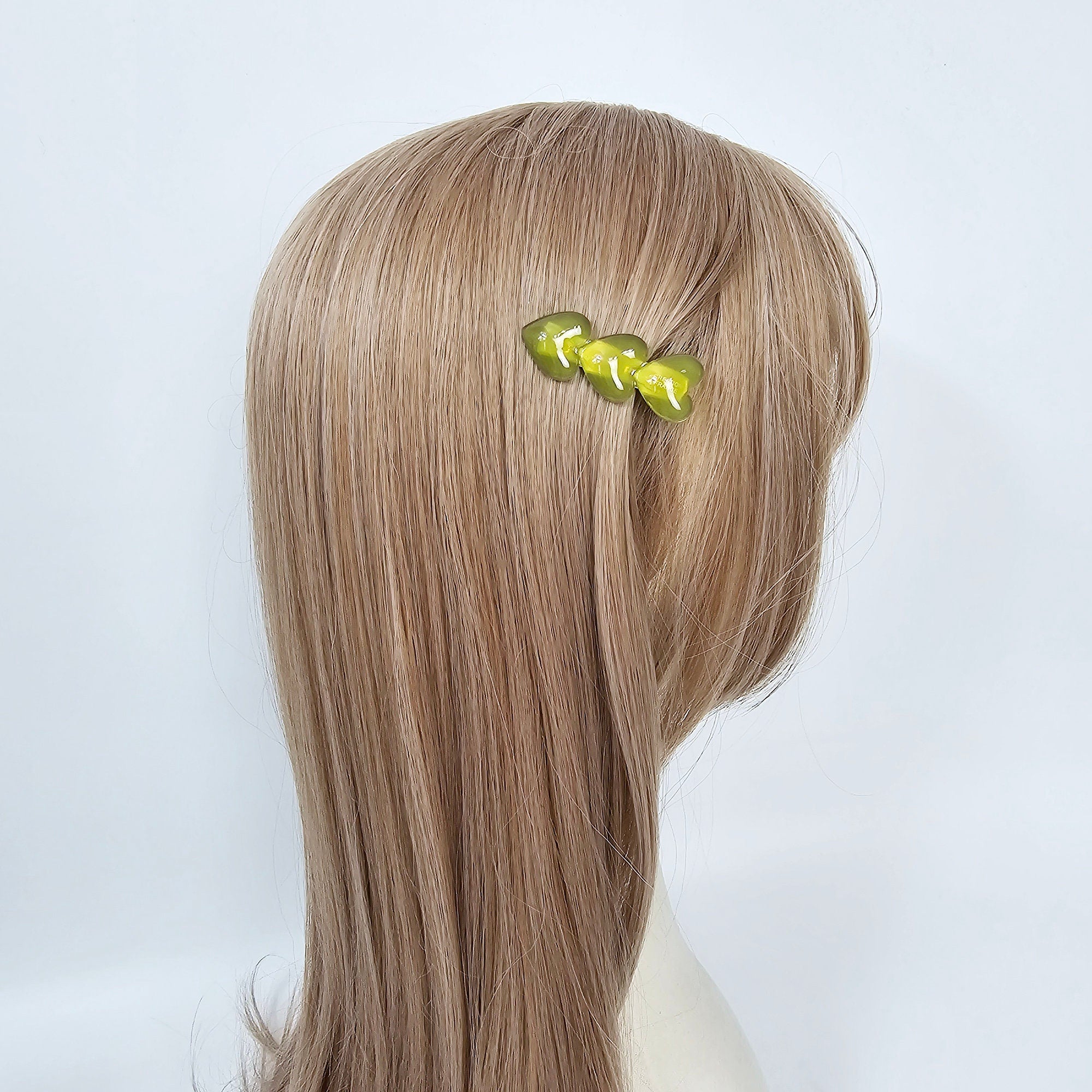 New Color Heart Mini Side Claw Clip (2.0 Inch) / Vivid Color French Pin / Alligator Hair Clip for Woman