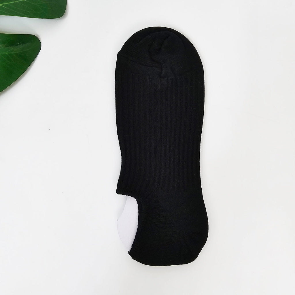 Mens No Show Socks | Cotton Non Slip Grip | Korean Socks | Minimalist Gift for Him