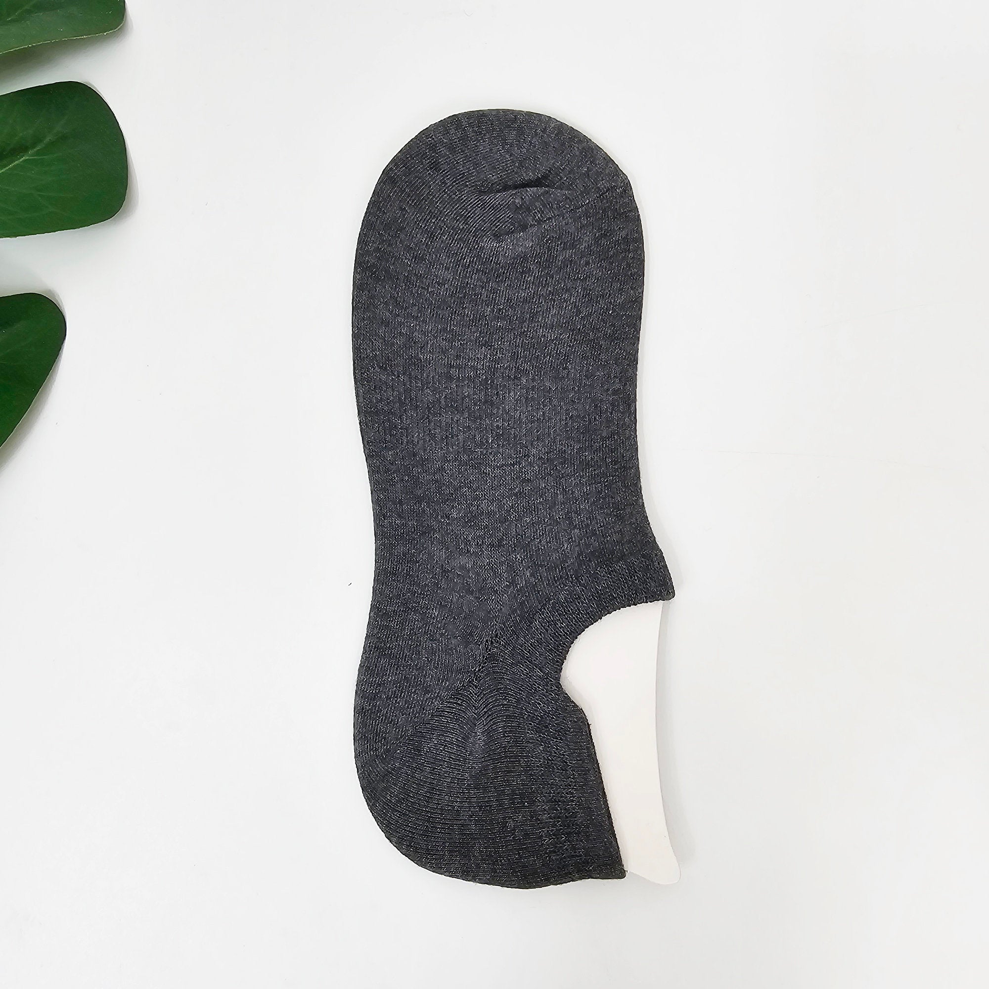 Mens No Show Socks | Soft Cotton Non Slip | Korean Socks | Comfy Loafer Liner