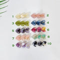 New Color Heart Mini Side Claw Clip (2.0 Inch) / Vivid Color French Pin / Alligator Hair Clip for Woman