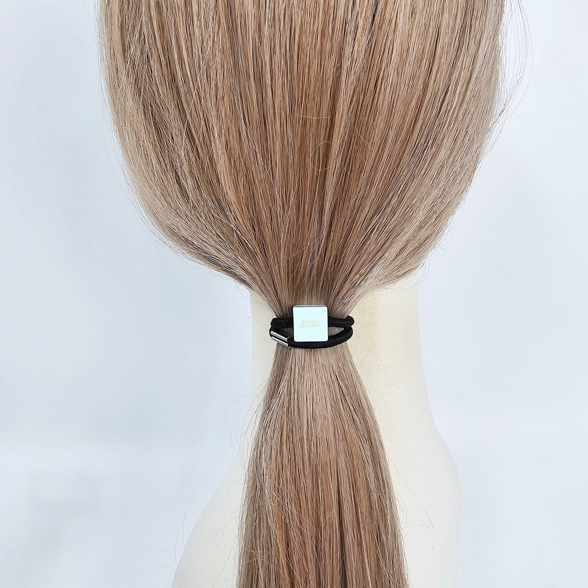 New Color Mini Square Cube Ponytail Elastic (0.6 Inch) / Simple Cute Ponytail Holder / Hair Accessory for Woman / French Hair Tie