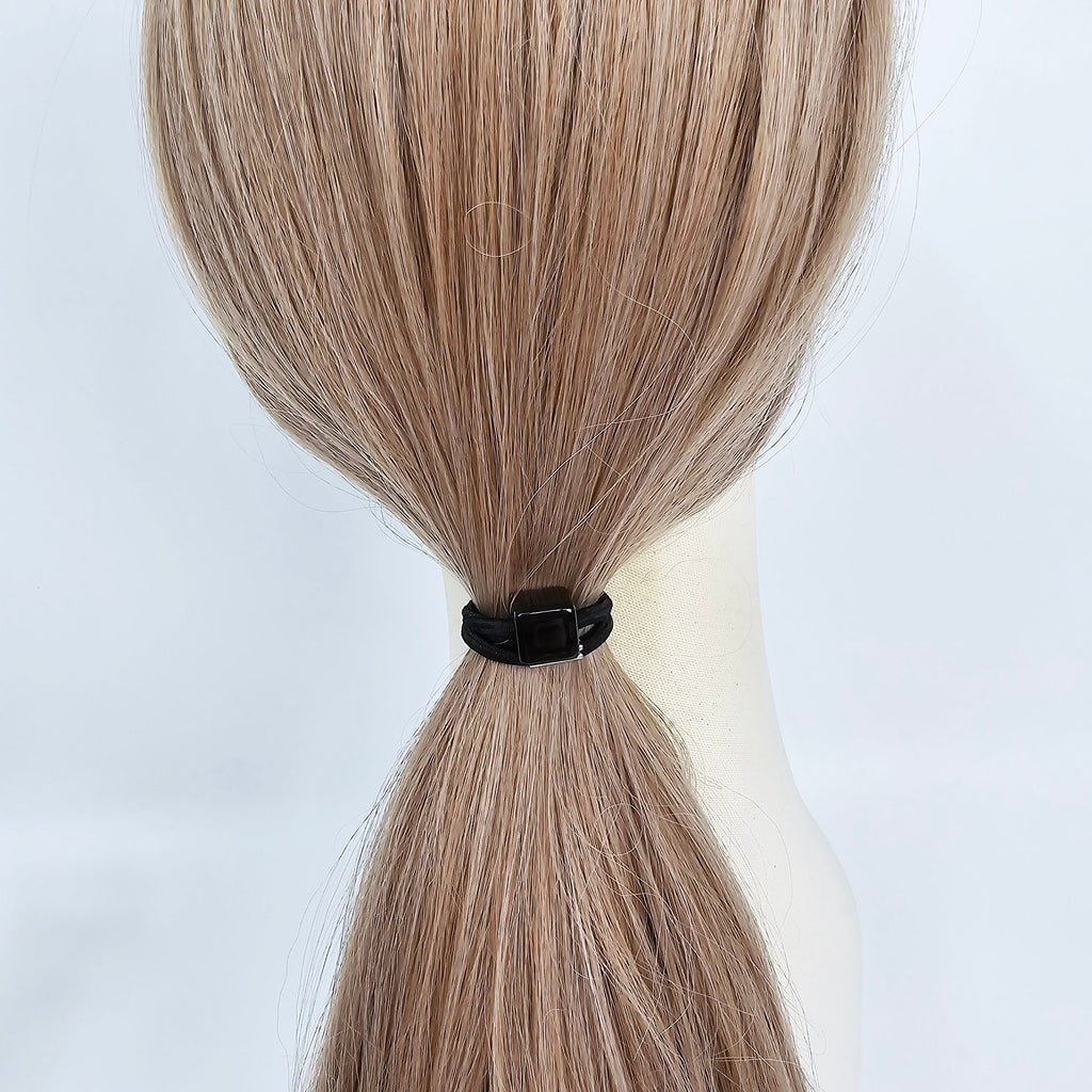 New Color Mini Square Cube Ponytail Elastic (0.6 Inch) / Simple Cute Ponytail Holder / Hair Accessory for Woman / French Hair Tie
